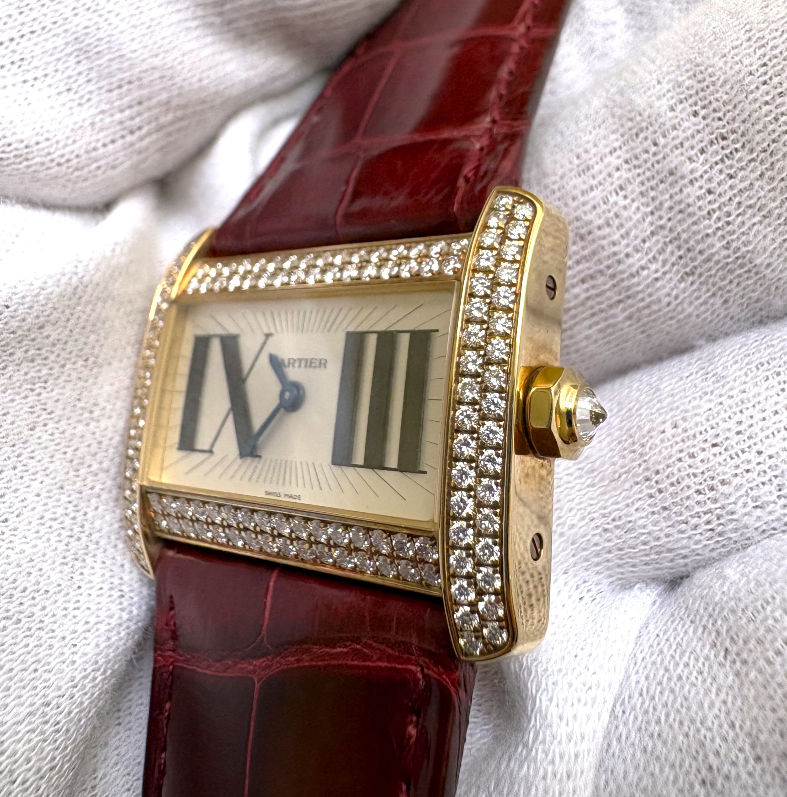 Cartier Mini Tank Divan WA301471 Unworn / Full Set