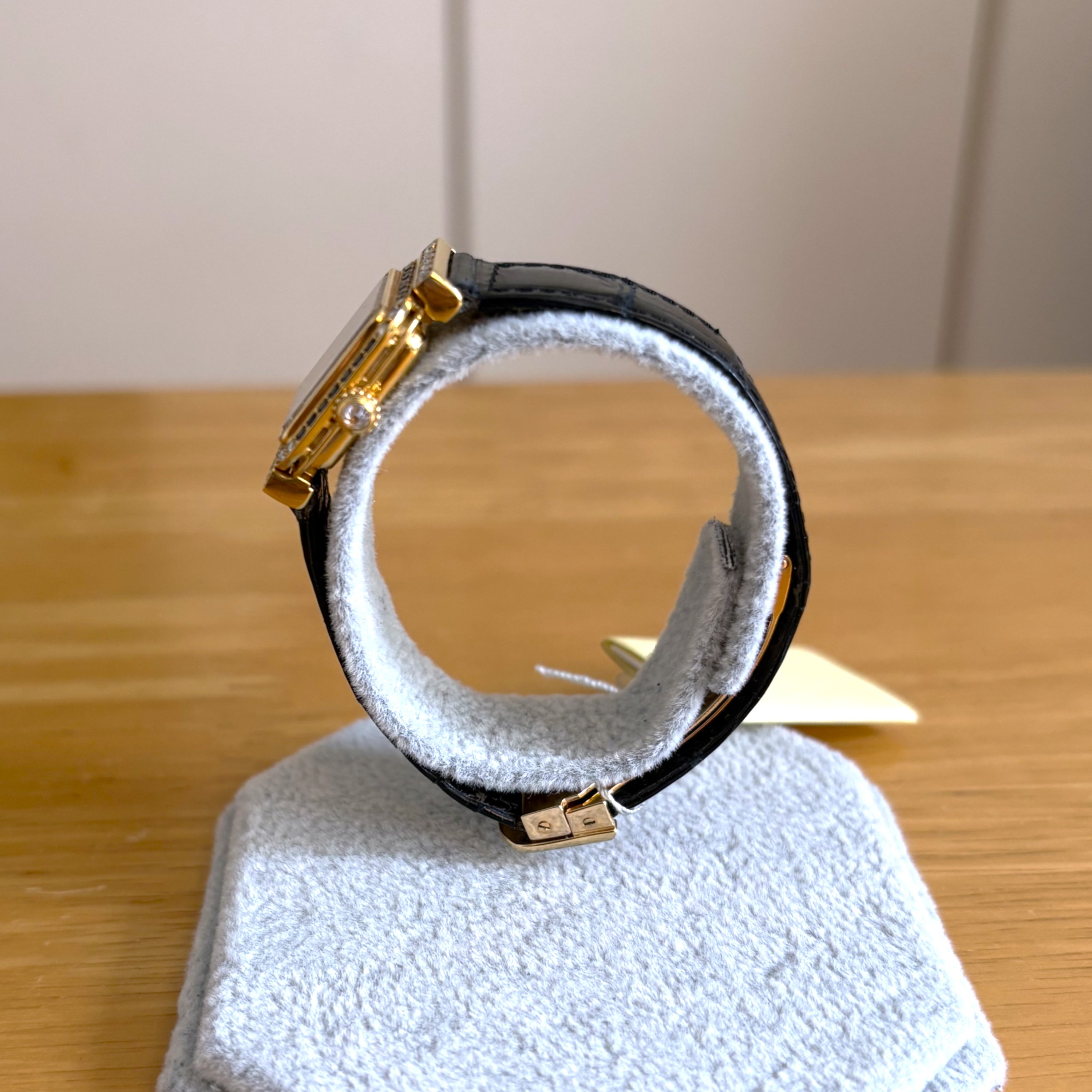 Cartier Yellow-Gold Sapphire and Diamond Watch Unworn / Full Set