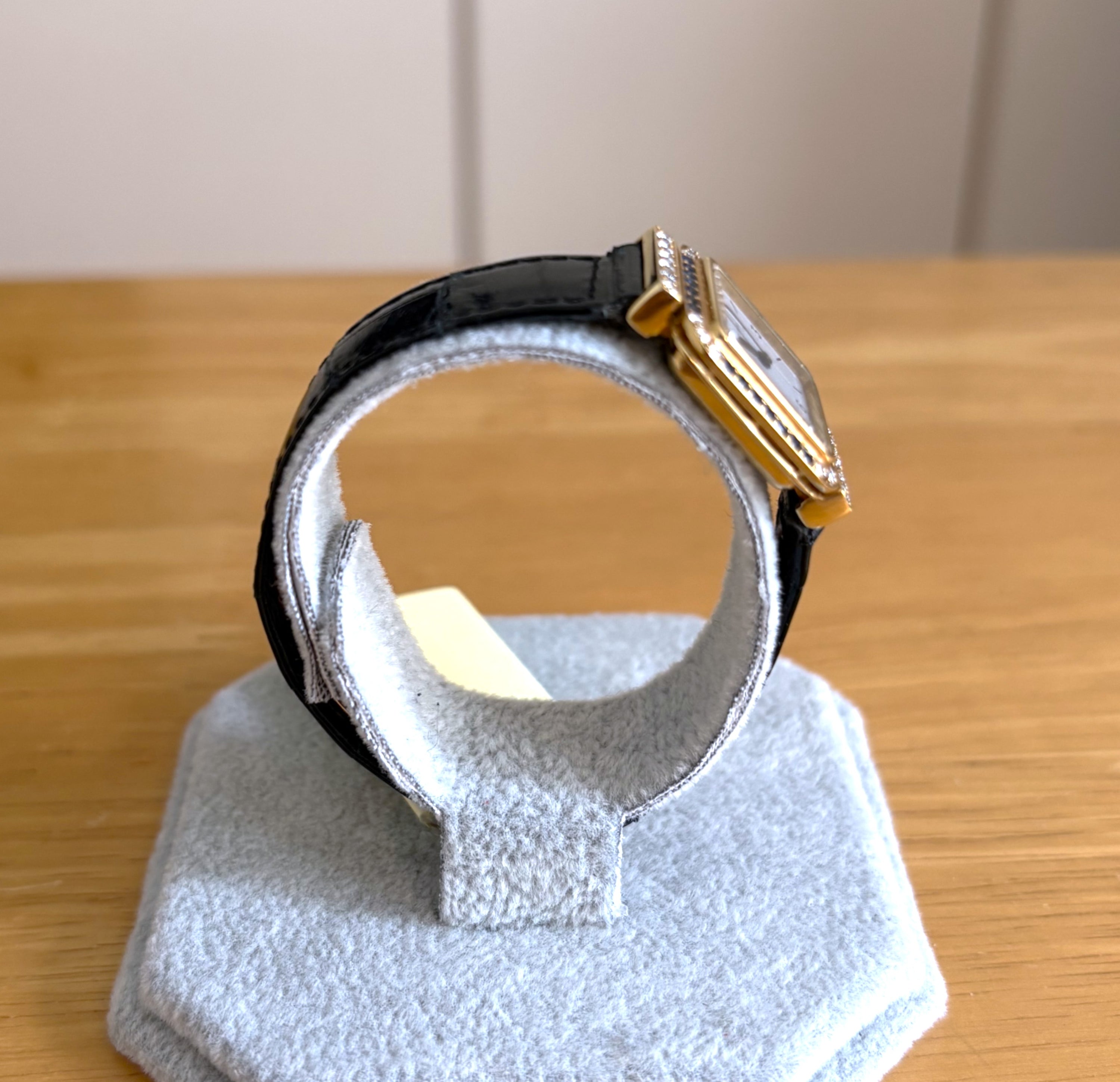 Cartier Yellow-Gold Sapphire and Diamond Watch Unworn / Full Set