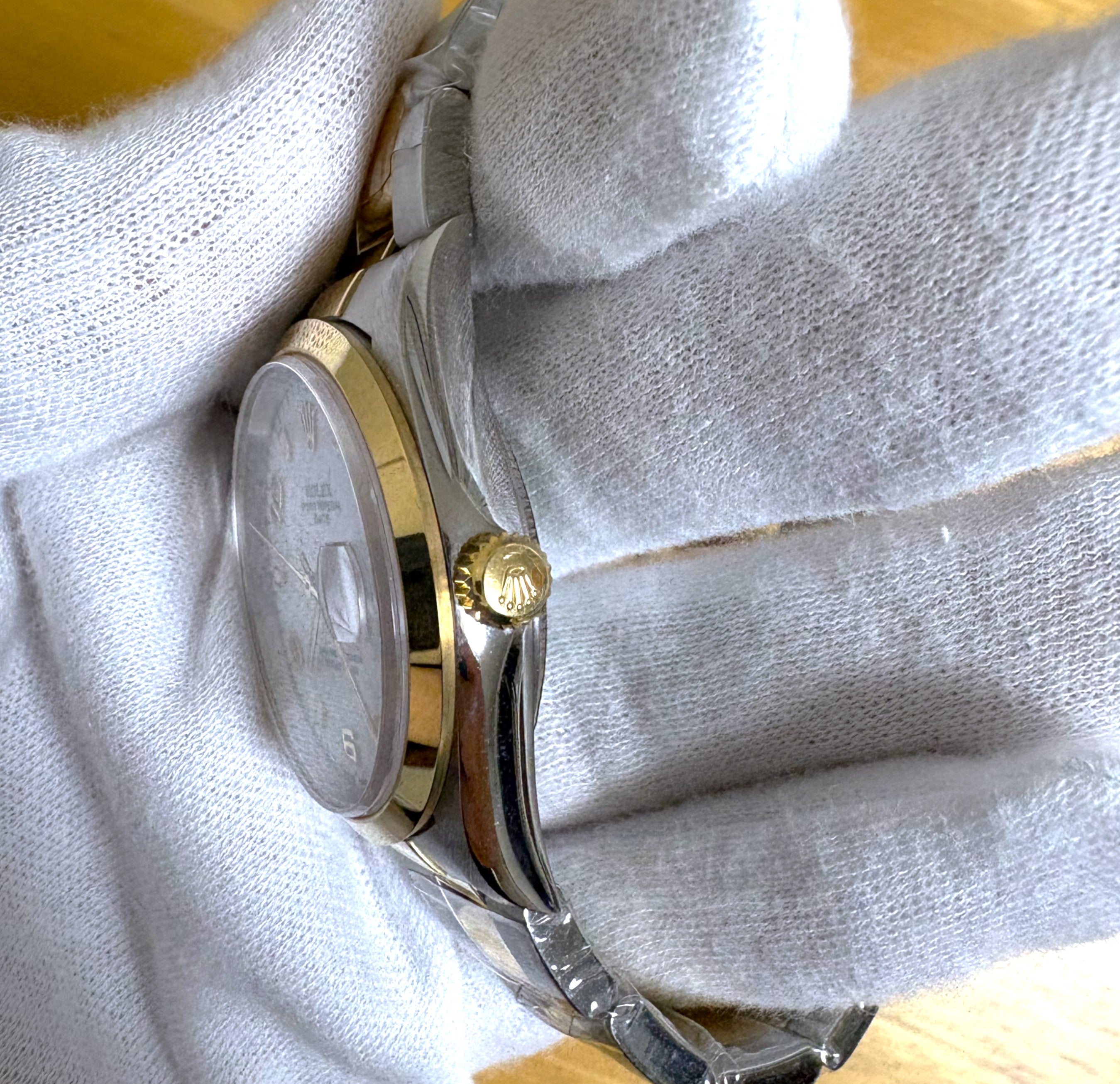 Rolex Oyster Perpetual Date White Dial 15203 Unworn with papers