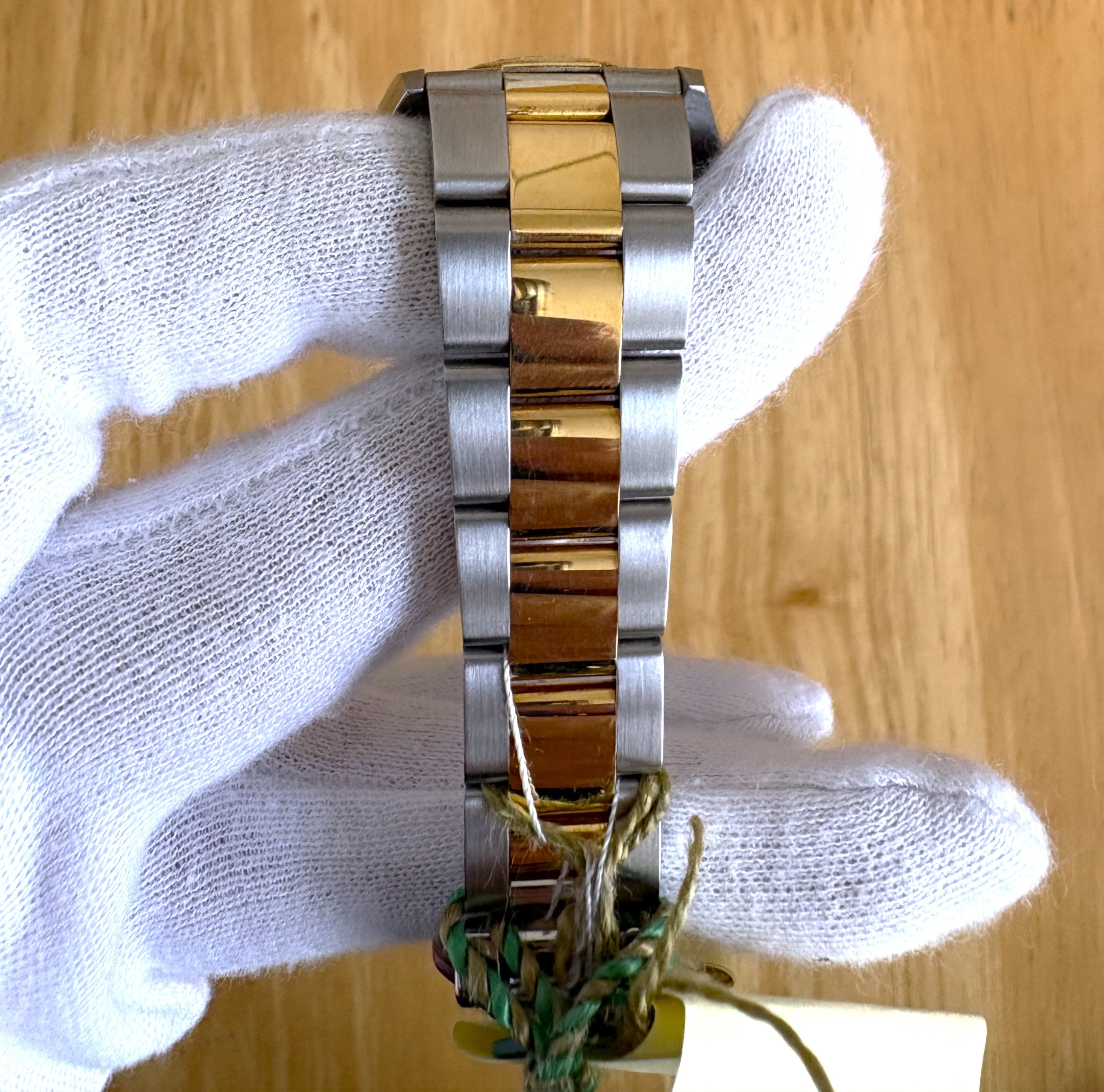 Rolex Oyster Perpetual Date Black Dial 15223 Unworn