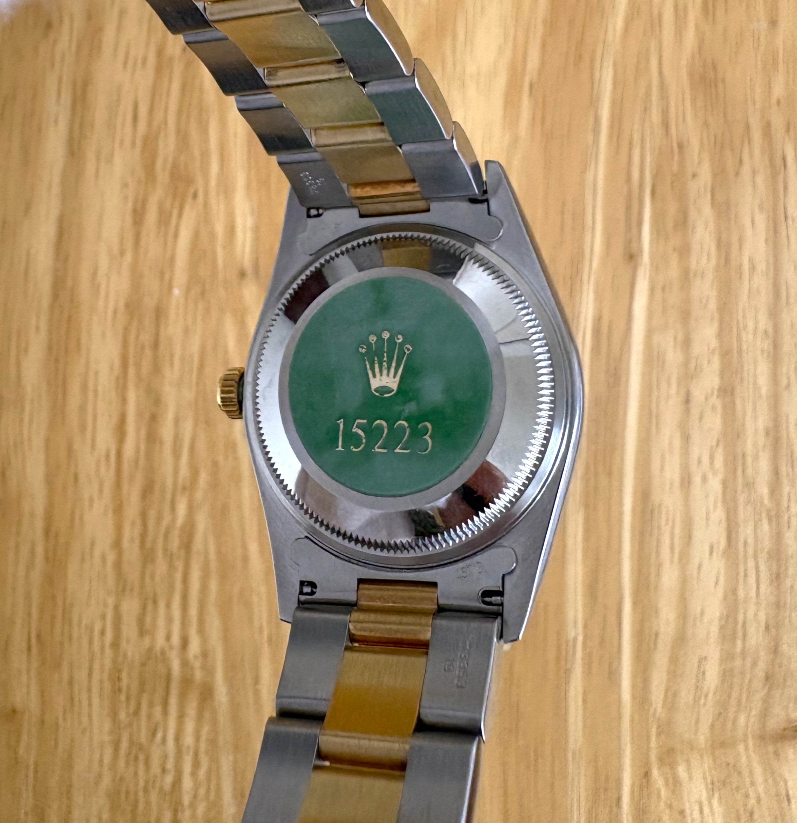 Rolex Oyster Perpetual Date White Dial 15223
