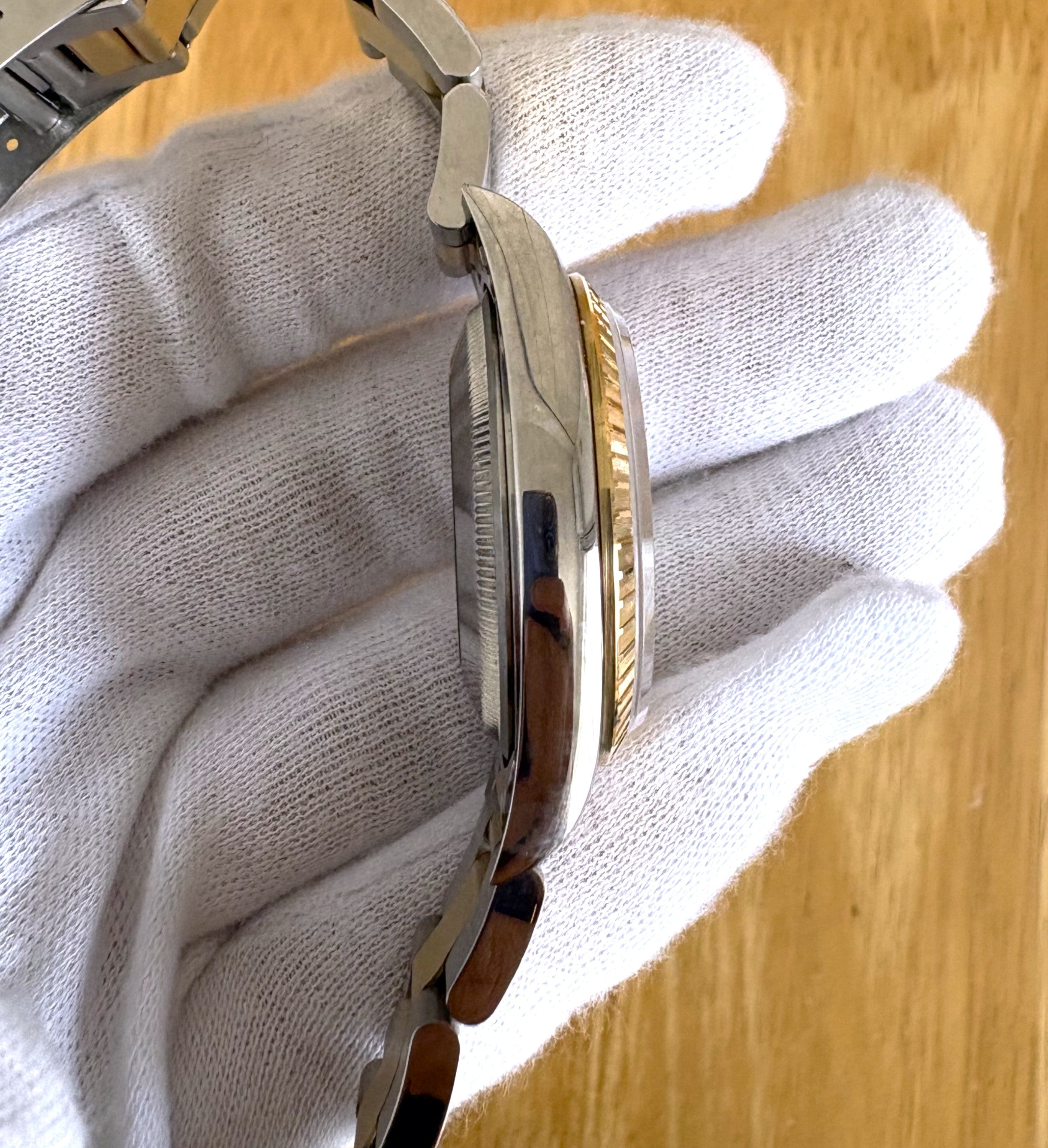 Rolex Oyster Perpetual Date White Dial 15223