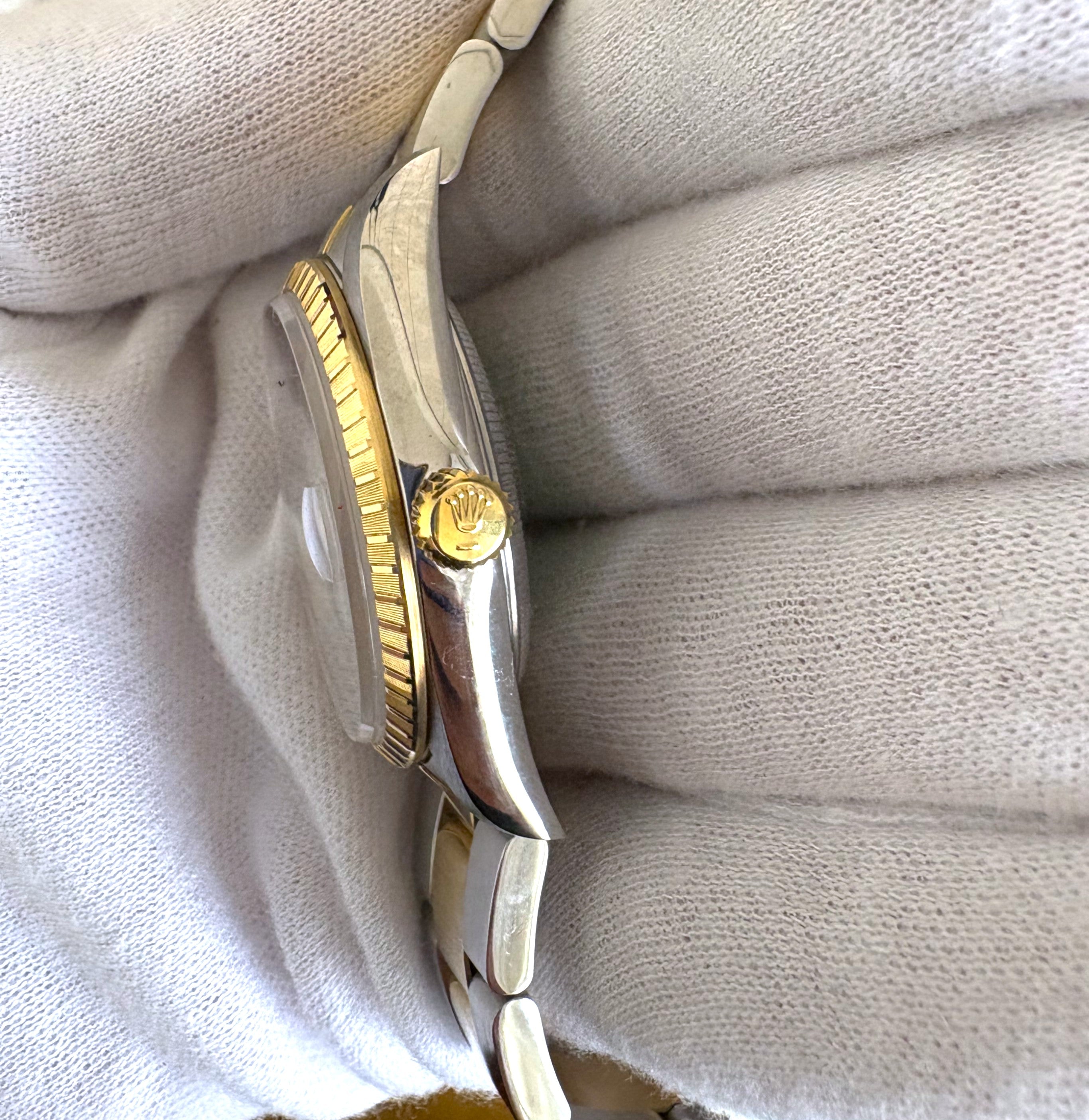 Rolex Oyster Perpetual Date White Dial 15223