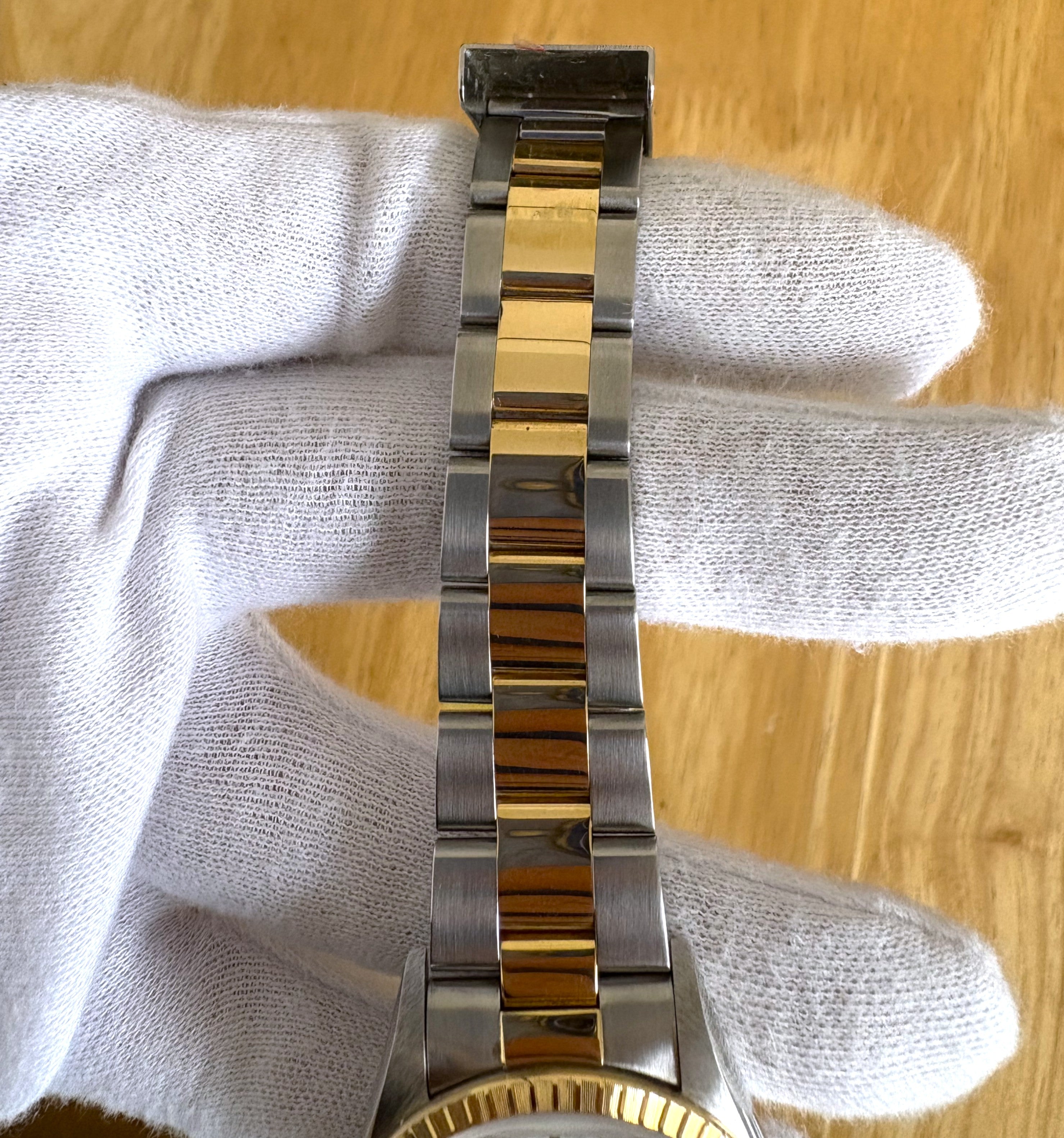 Rolex Oyster Perpetual Date White Dial 15223