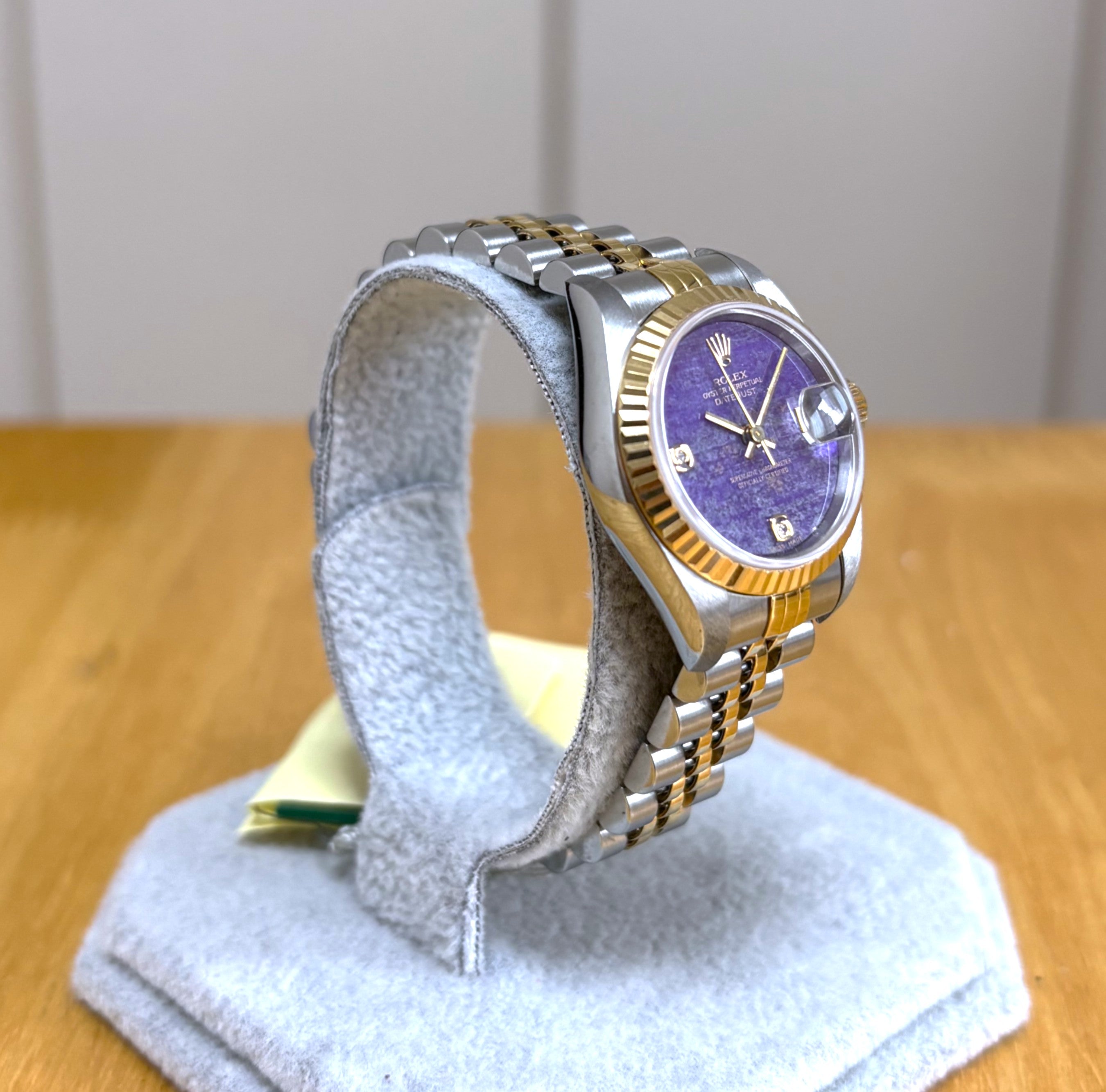Rolex Datejust Purple 26mm 69173 Unworn