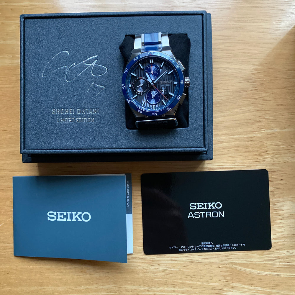 Dodgers Shohei Otani 2024 Limited Edition Seiko Astron GPS Solar SBXC165 Nexter