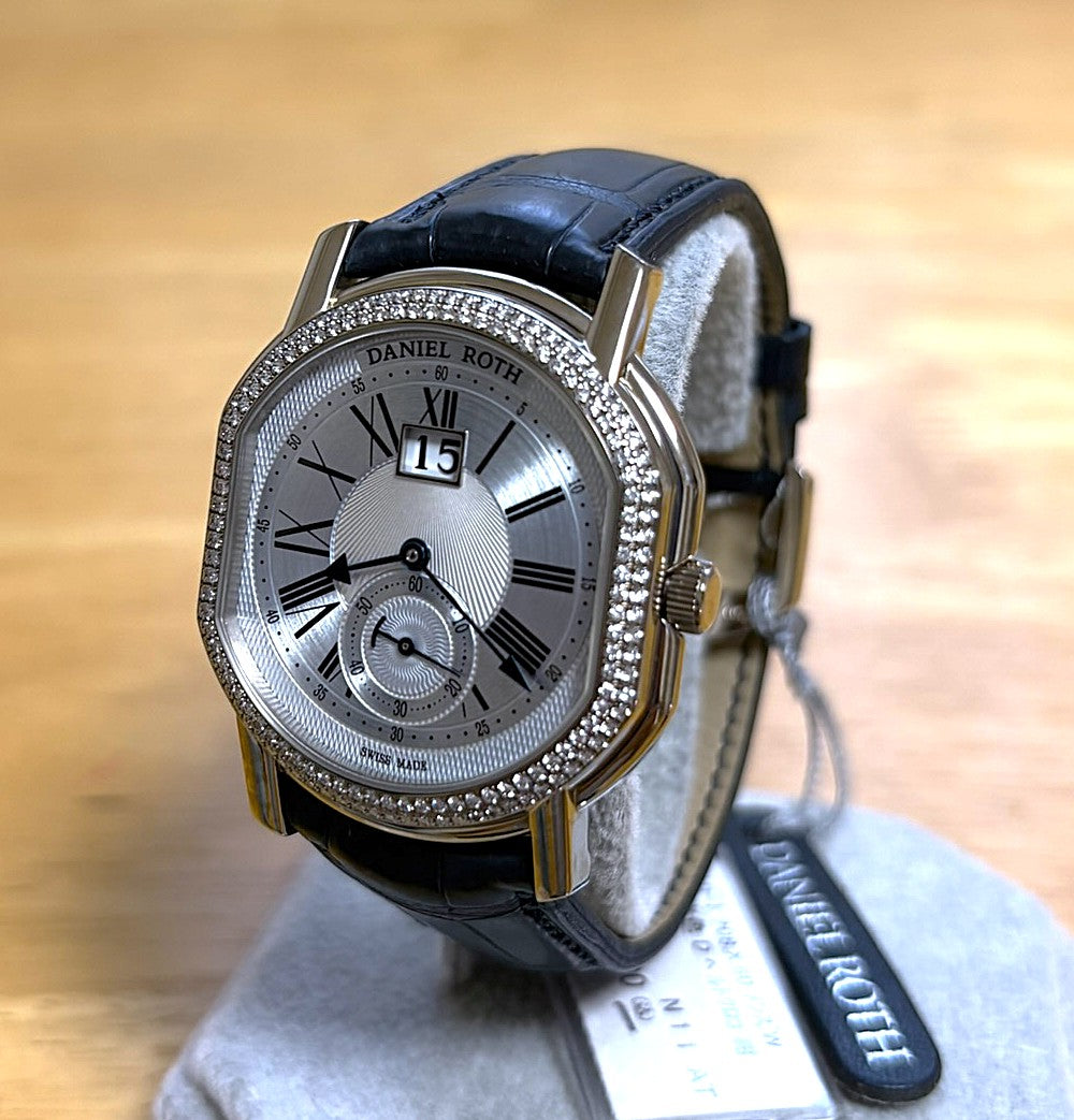 Daniel Roth Datomax 208.X.60 – 18K White Gold – Never Worn – Complete Set