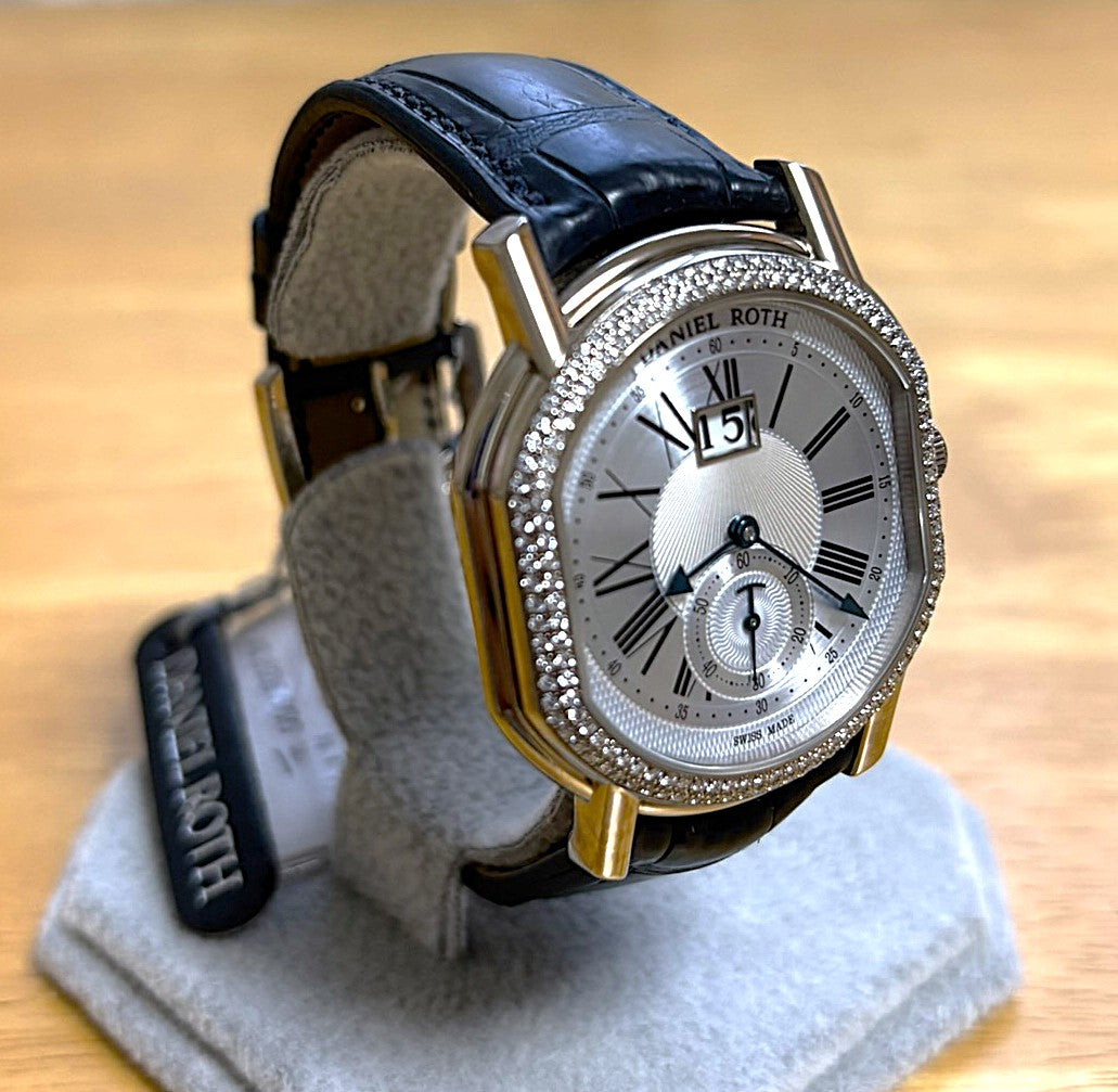 Daniel Roth Datomax 208.X.60 – 18K White Gold – Never Worn – Complete Set