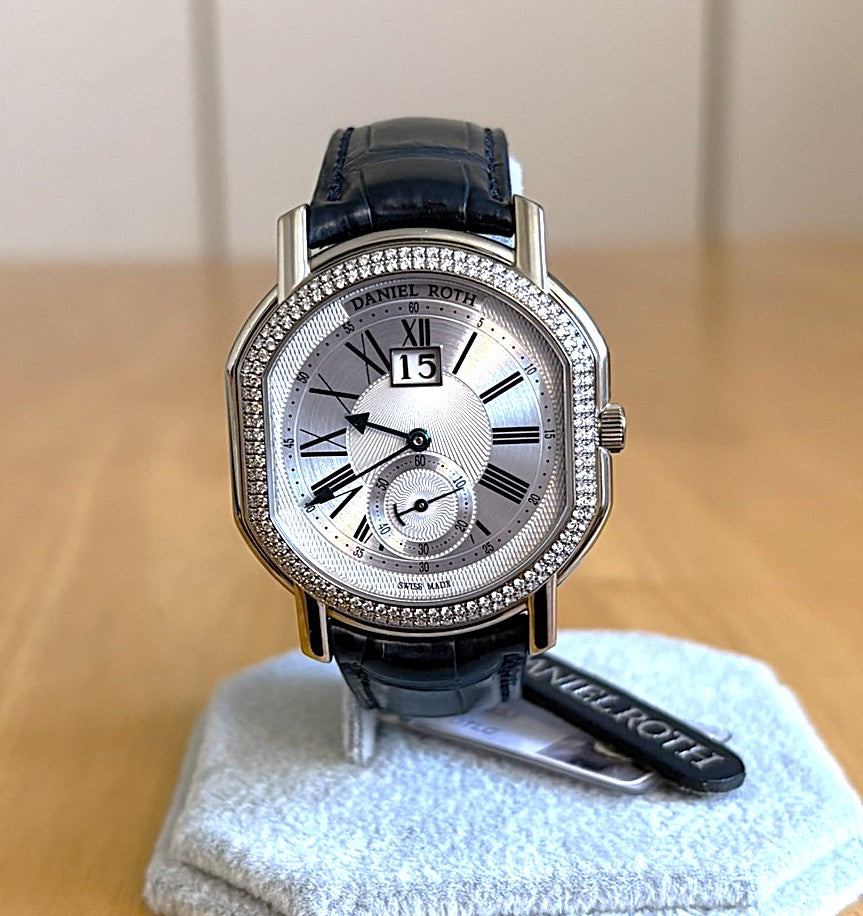 Daniel Roth Datomax 208.X.60 – 18K White Gold – Never Worn – Complete Set