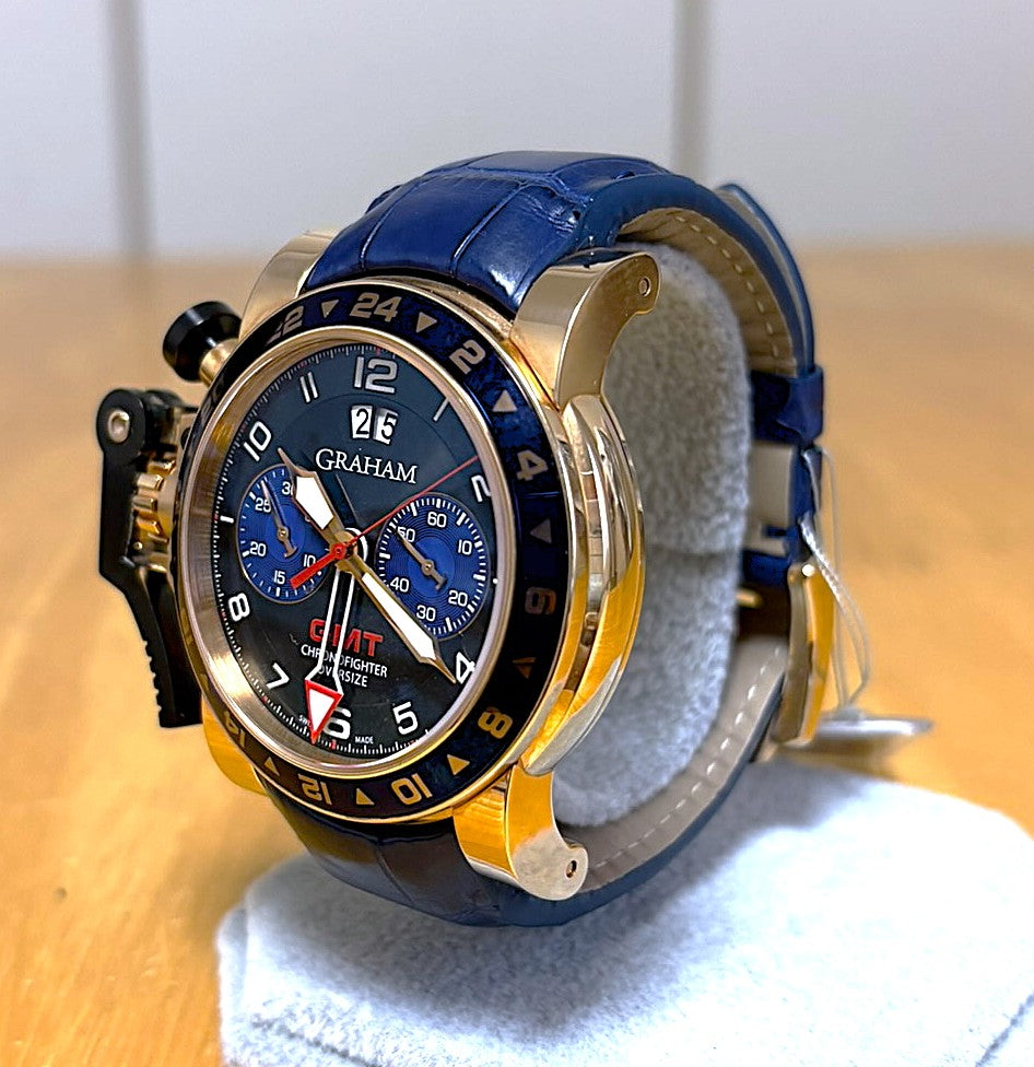 Graham Chronofighter Oversize GMT Automatic 20VGR.B26A.K41F Unworn / Full Set