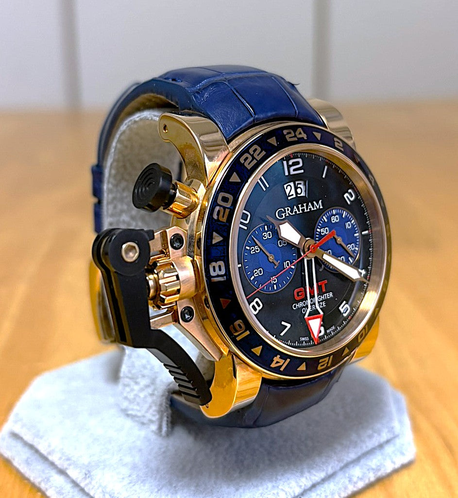 Graham Chronofighter Oversize GMT Automatic 20VGR.B26A.K41F Unworn / Full Set