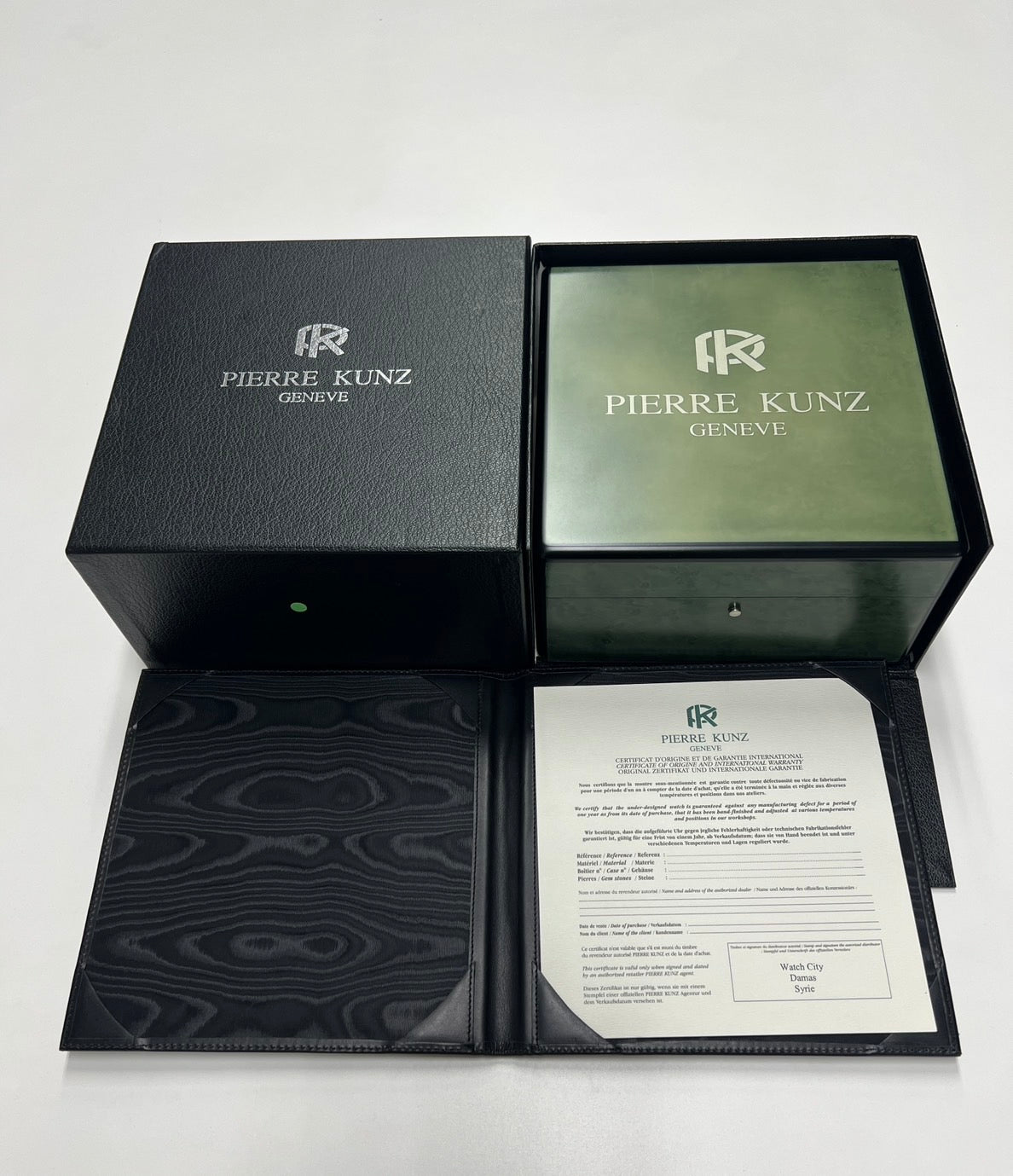 PIERRE KUNZ Double Retrograde Automatic PKA005HMRD Full Set New Old Stock