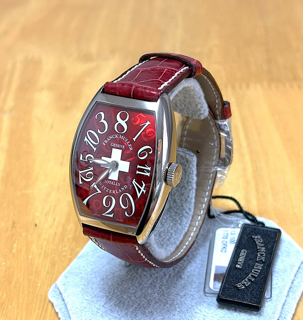 Franck Muller Crazy Hours 5850 CH TTL SWL 18K White Gold New Old Stock / Full Set