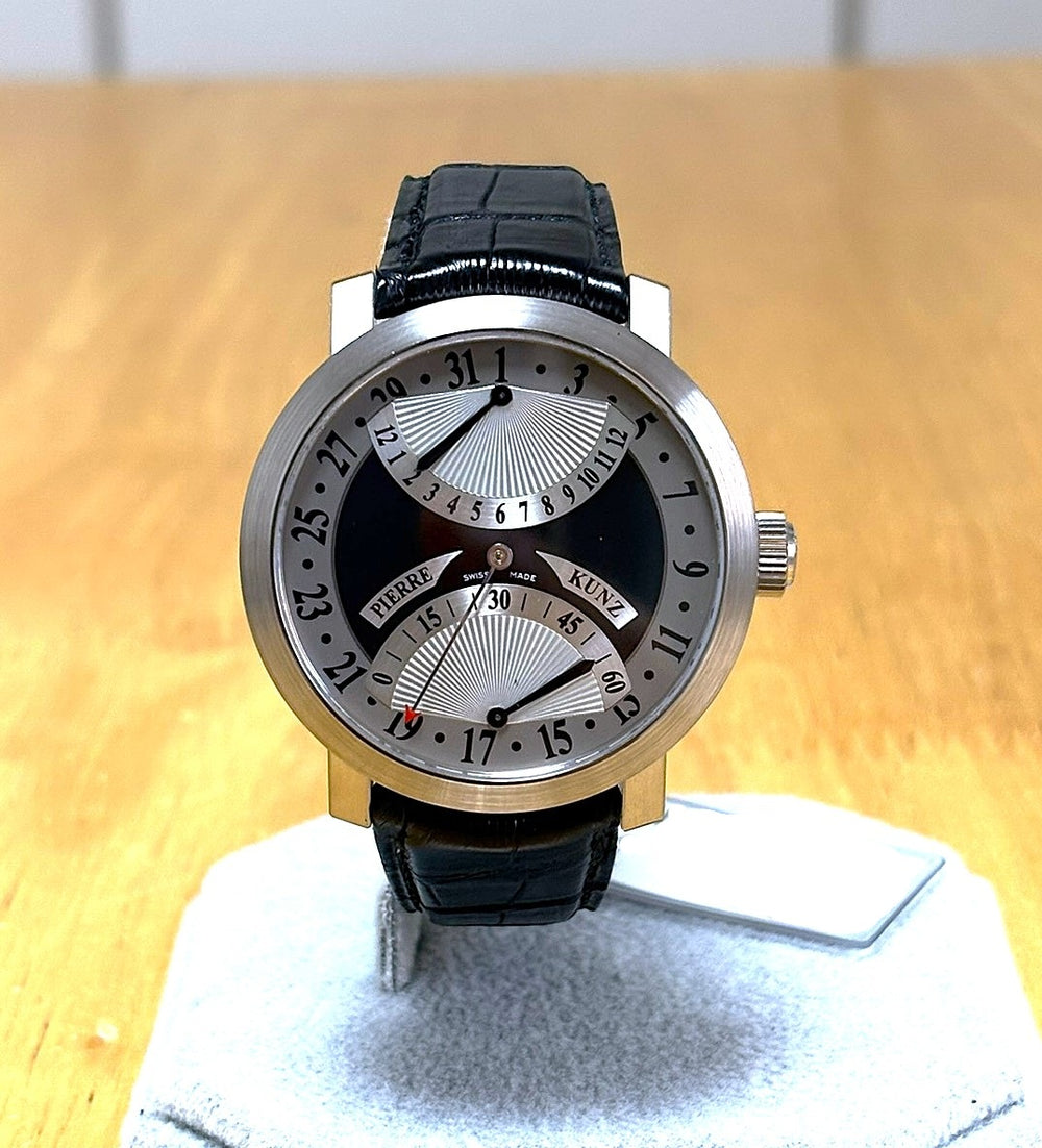 PIERRE KUNZ Double Retrograde Automatic PKA005HMRD Full Set New Old Stock