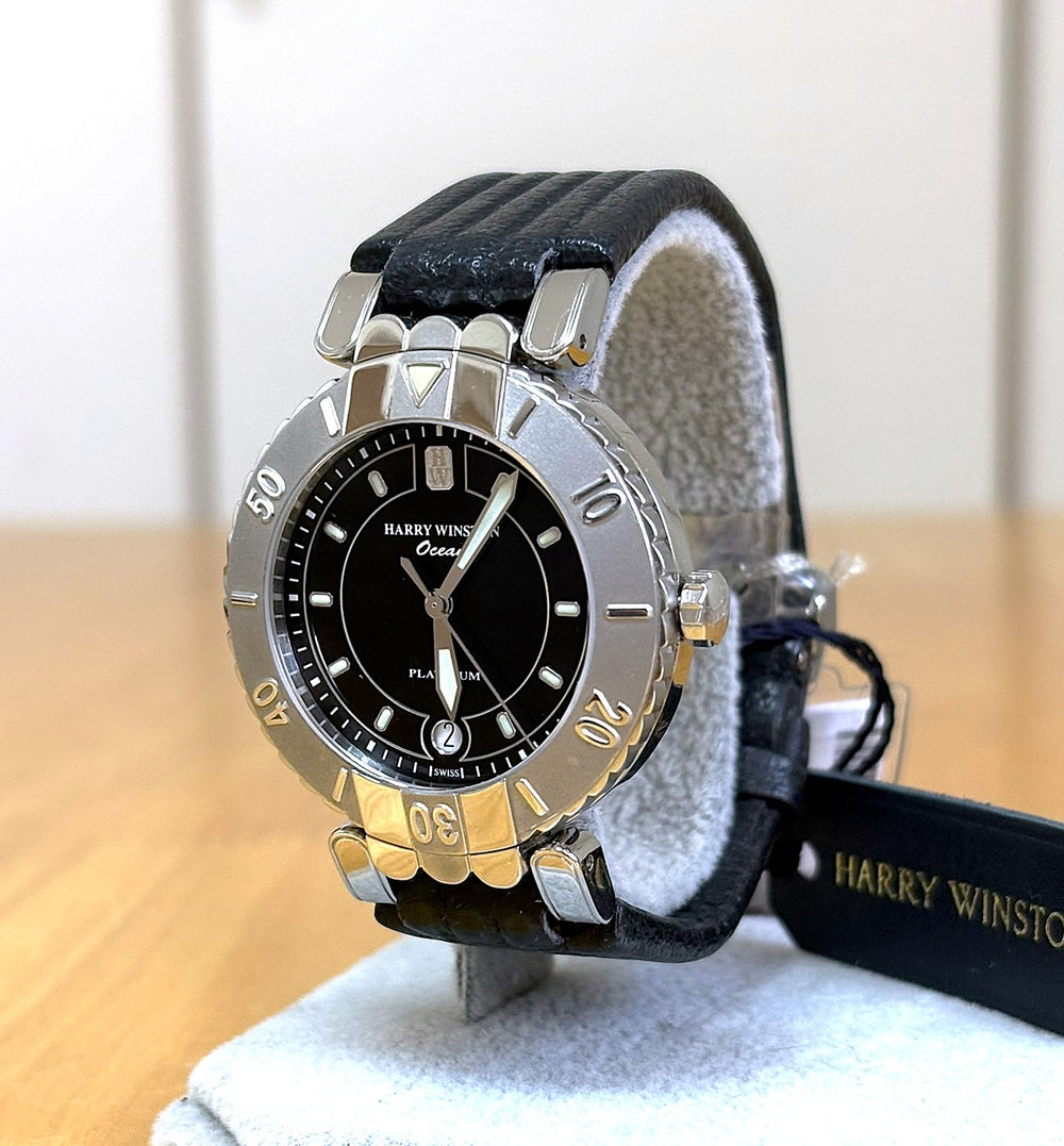 HARRY WINSTON Ocean Submariner Date 400/MADV39PL.K PT950 Platinum - Limited Edition - Full Set - New Old Stock