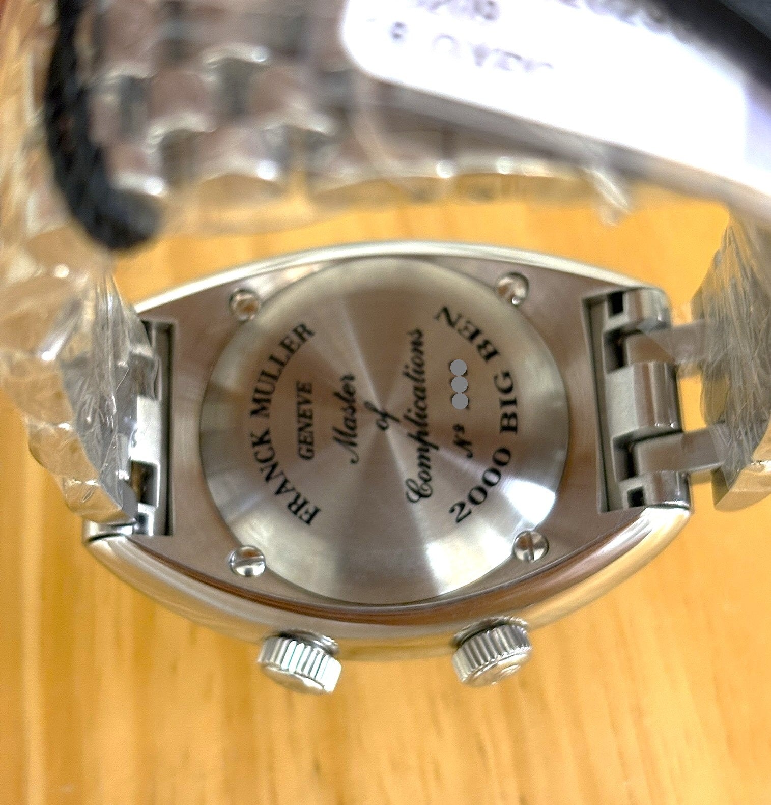 Franck Muller TRANSAMERICA Big Ben 2000 OAC – Alarm GMT Automatic Unworn (NOS) – Full Set