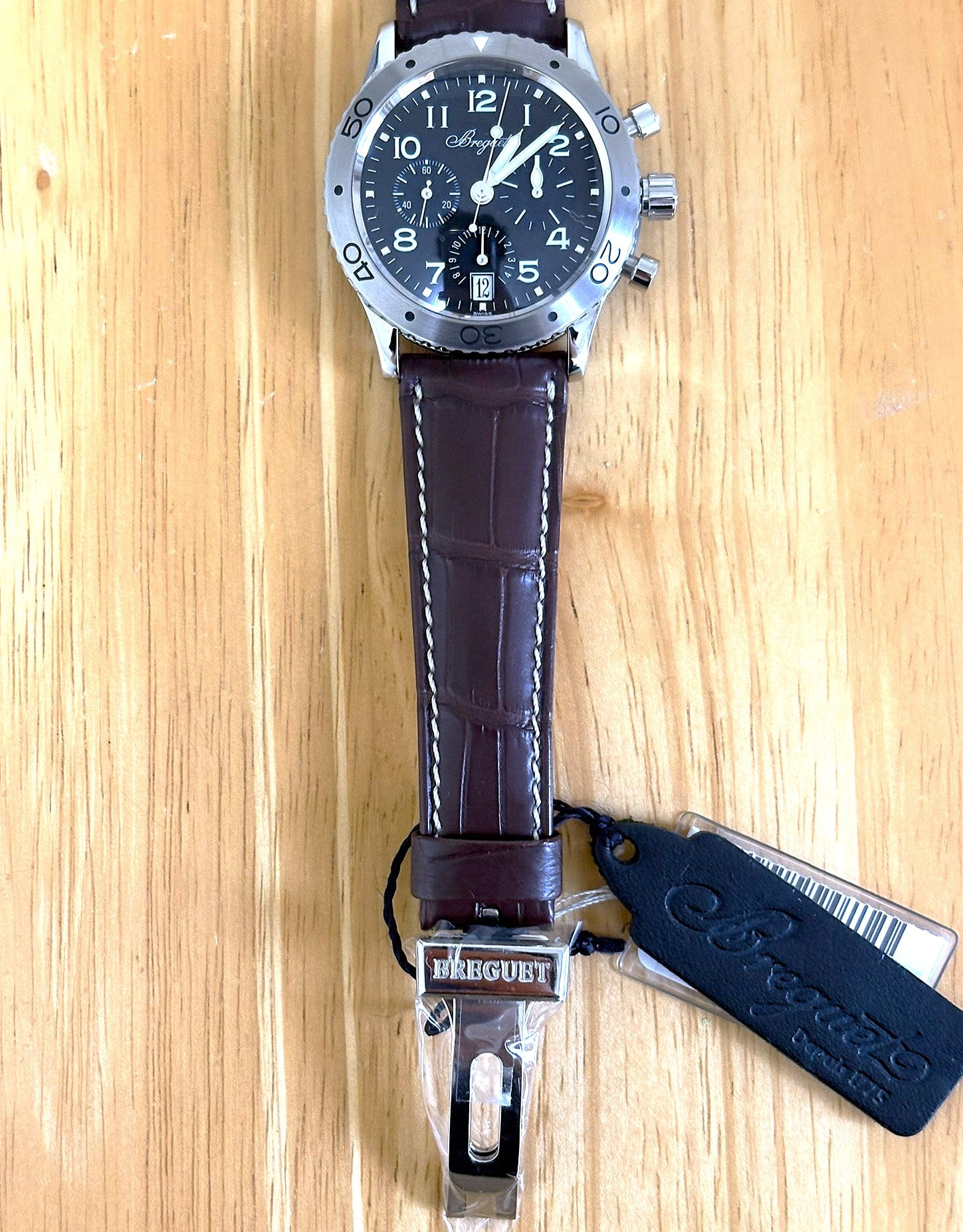 BREGUET Type XX Transatlantique 3820ST/H2/9W6 Unworn / Full Set