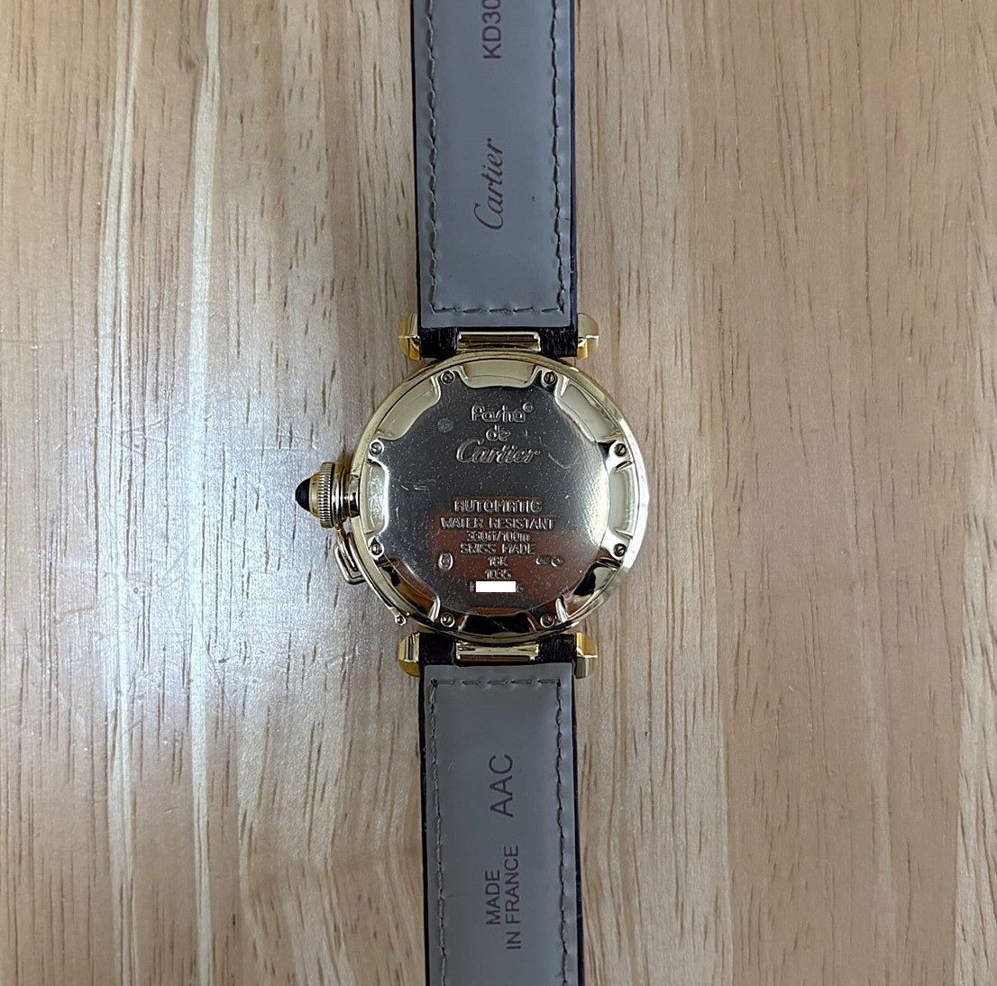 Cartier Pasha 38mm W3004856 – 18K Yellow Gold – Automatic Unworn / Full Set