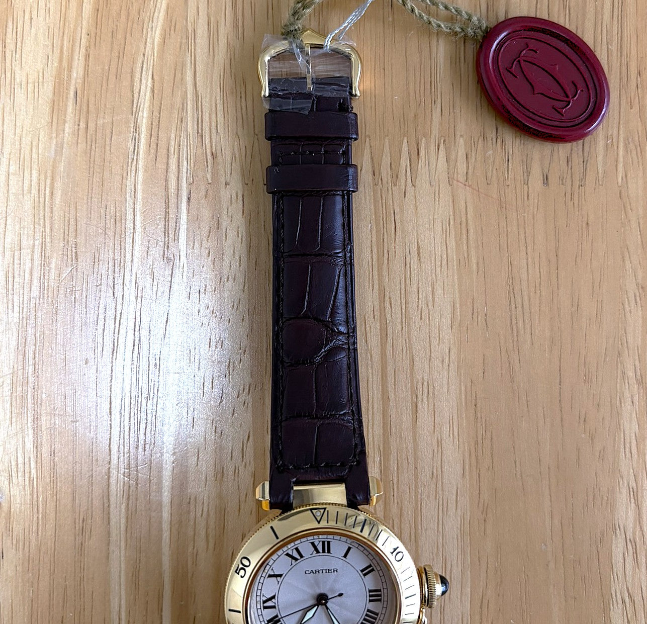 Cartier Pasha 38mm W3004856 – 18K Yellow Gold – Automatic Unworn / Full Set