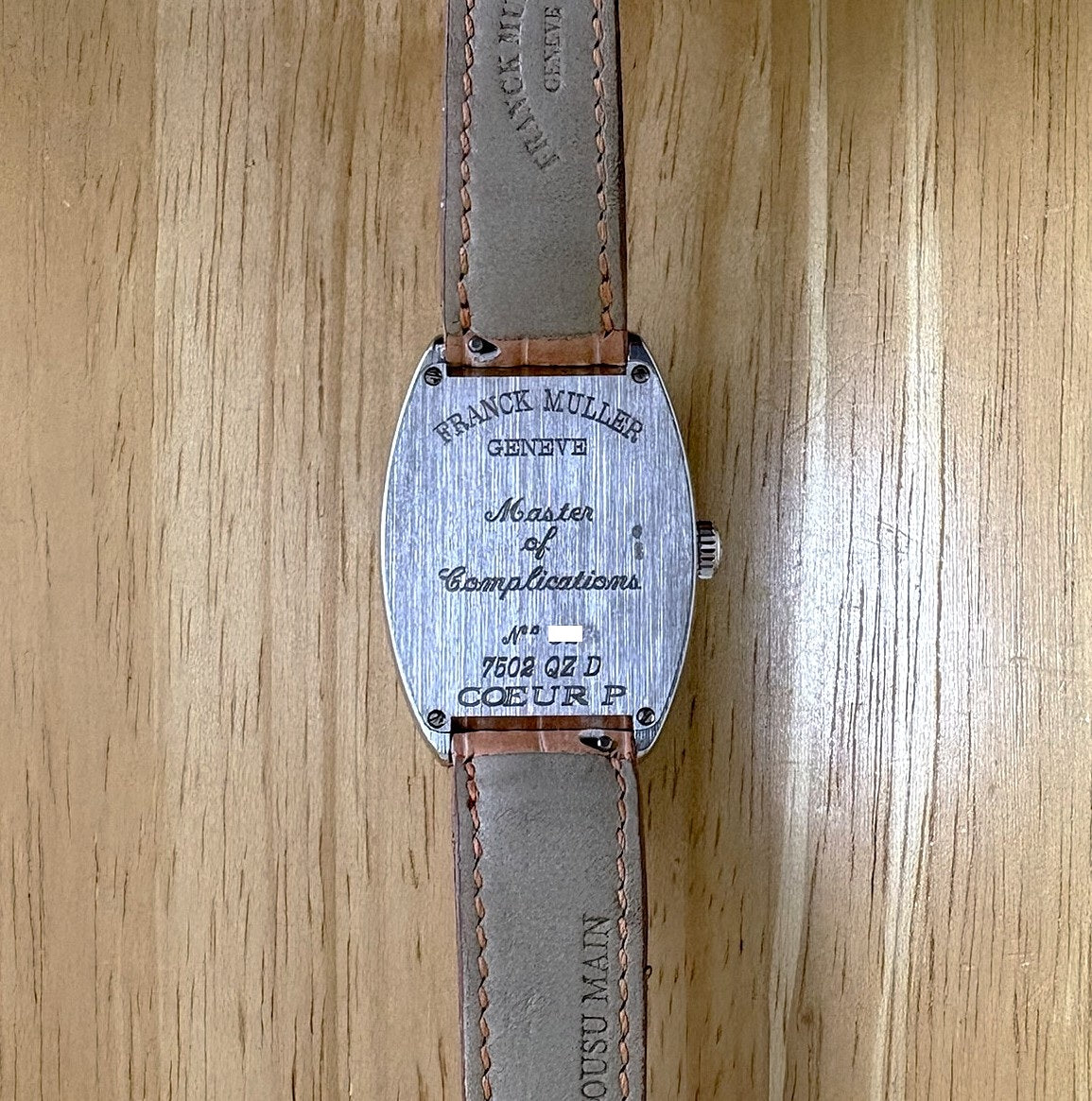 Franck Muller Cintree Curvex 7502QZ – Diamond Bezel – Quartz Unworn / Full Set