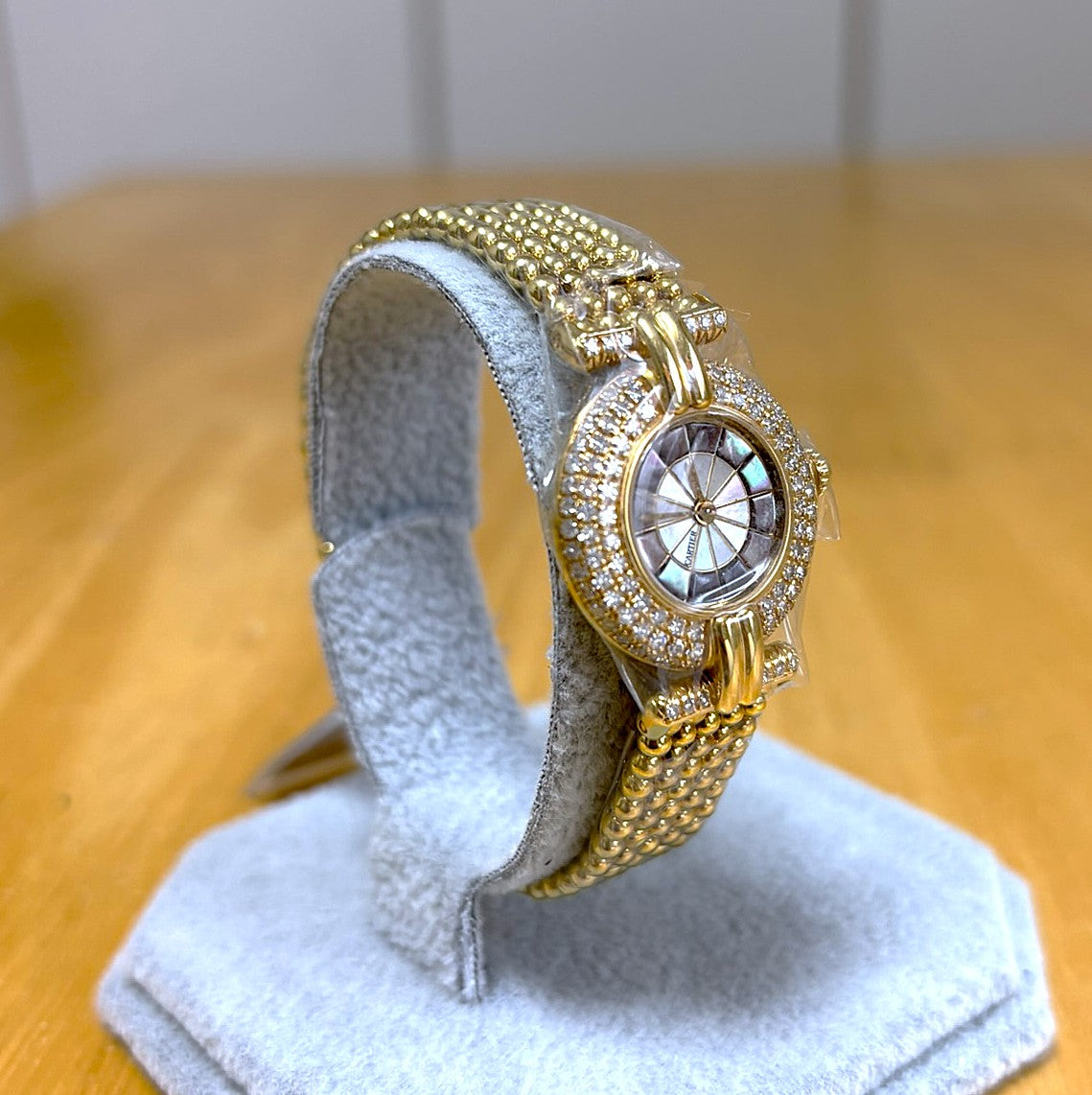 Cartier Gold Diamond Lady's watch Unworn / Full Set