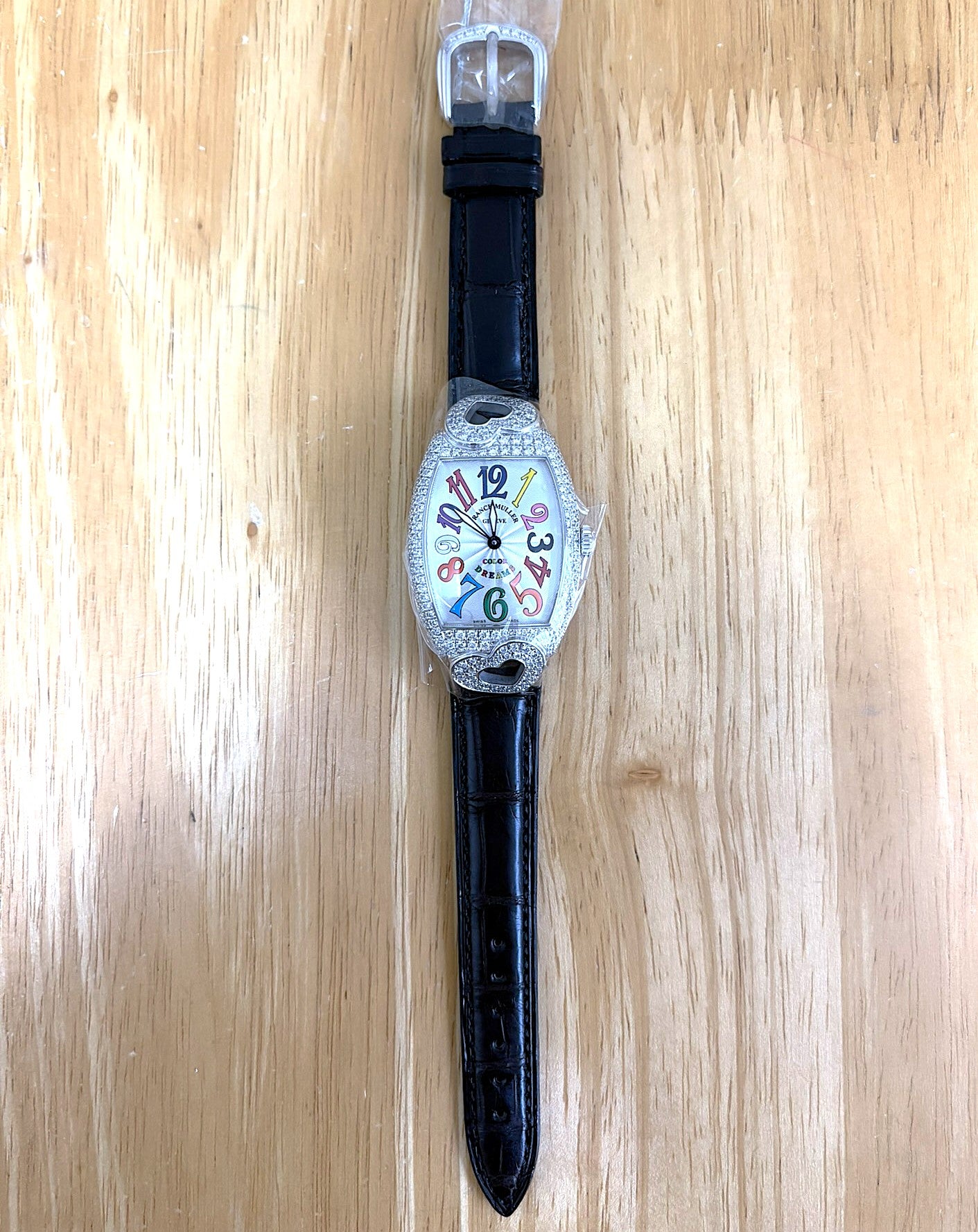 Franck Muller Color Dreams 7502QZ – Diamond Bezel – Quartz Unworn / Full Set