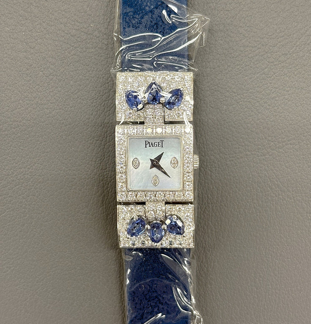 ピアジェ ライムライト ホワイトゴールド サファイア＆ダイヤモンドセット GOA27052 未使用 / フルセット