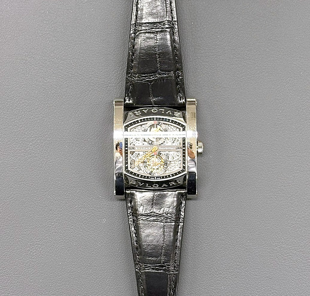 Bvlgari Assioma Tourbillon Automatic AA48C5PLTBSK Used Very Good Condition Full Set