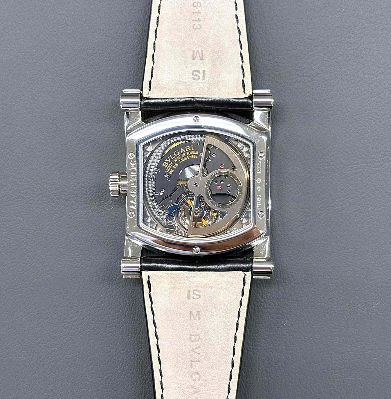 Bvlgari Assioma Tourbillon Automatic AA48C5PLTBSK Used Very Good Condition Full Set