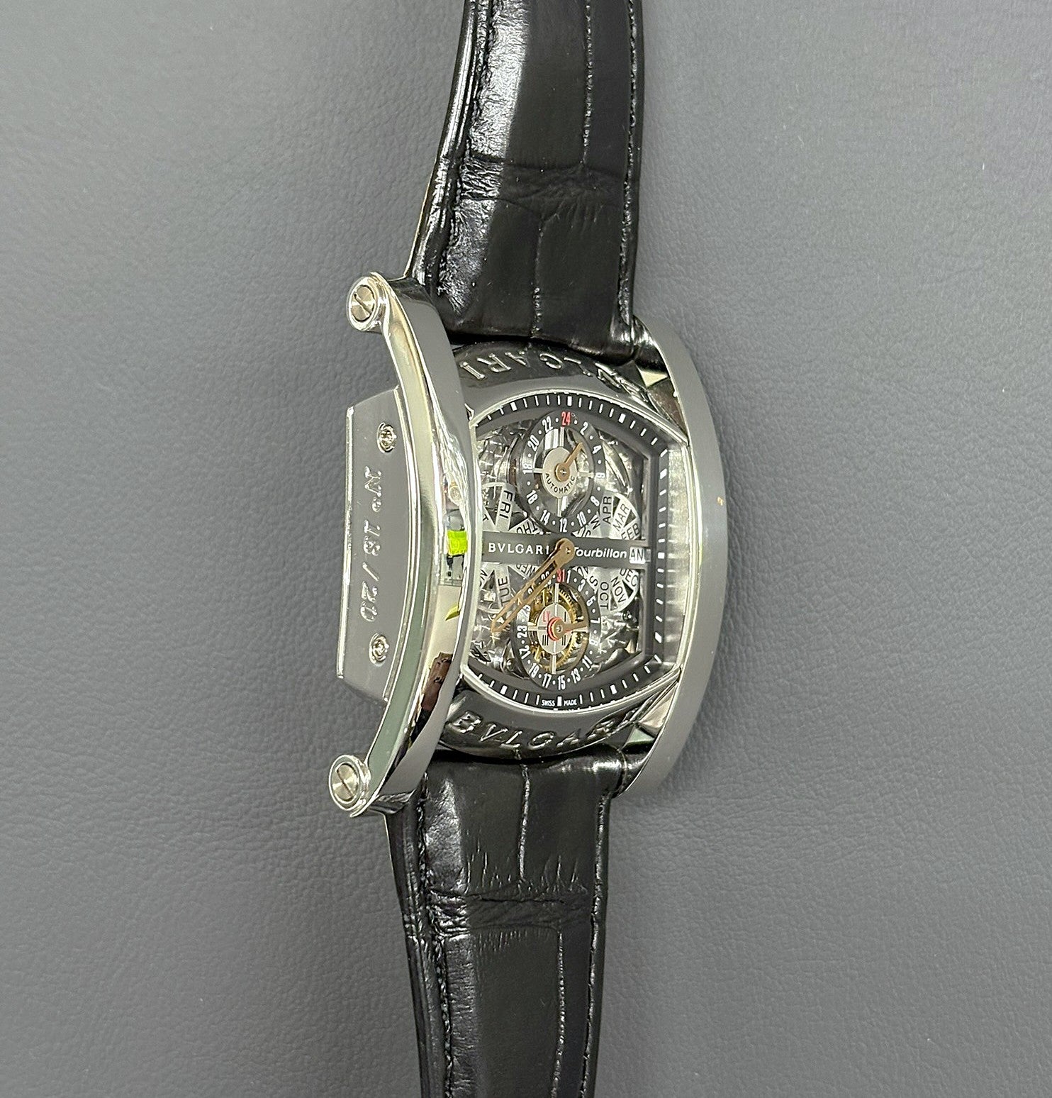 Bvlgari Assioma Tourbillon Automatic AA48C5PLTBSK Used Very Good Condition Full Set