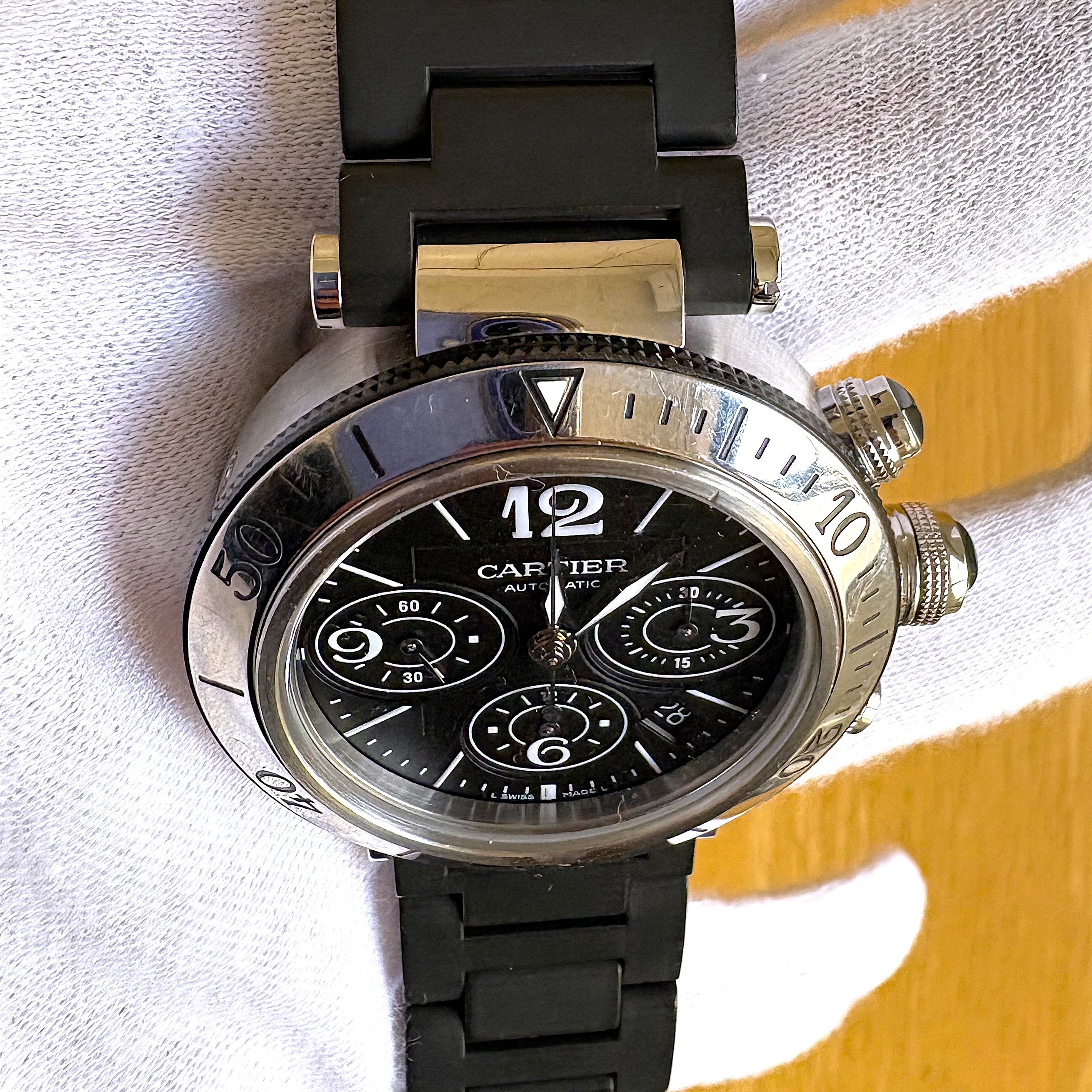 Cartier Pasha Seatimer W31088U2 (used condition)