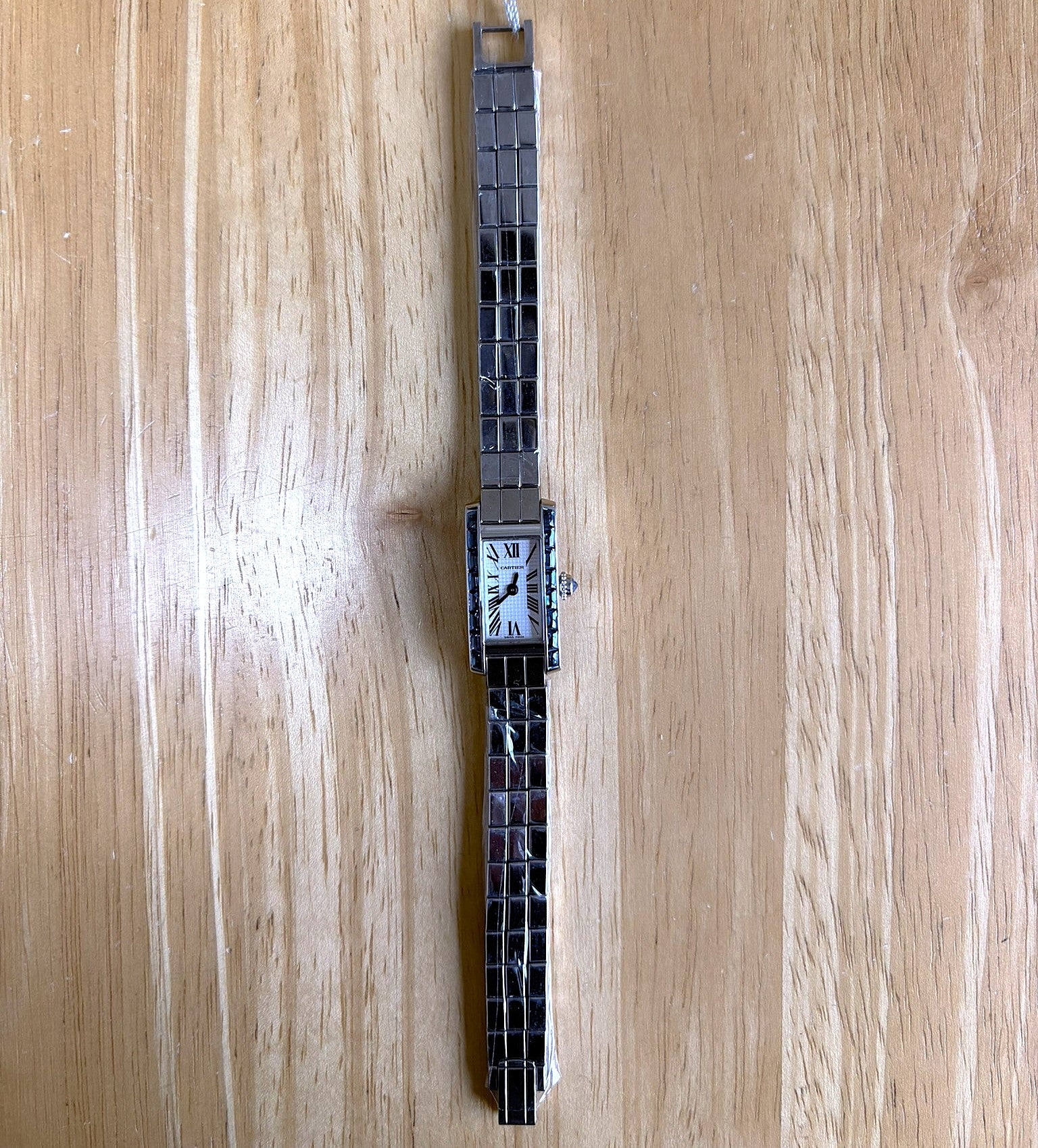 Cartier Tank White Gold Watch (used condition)