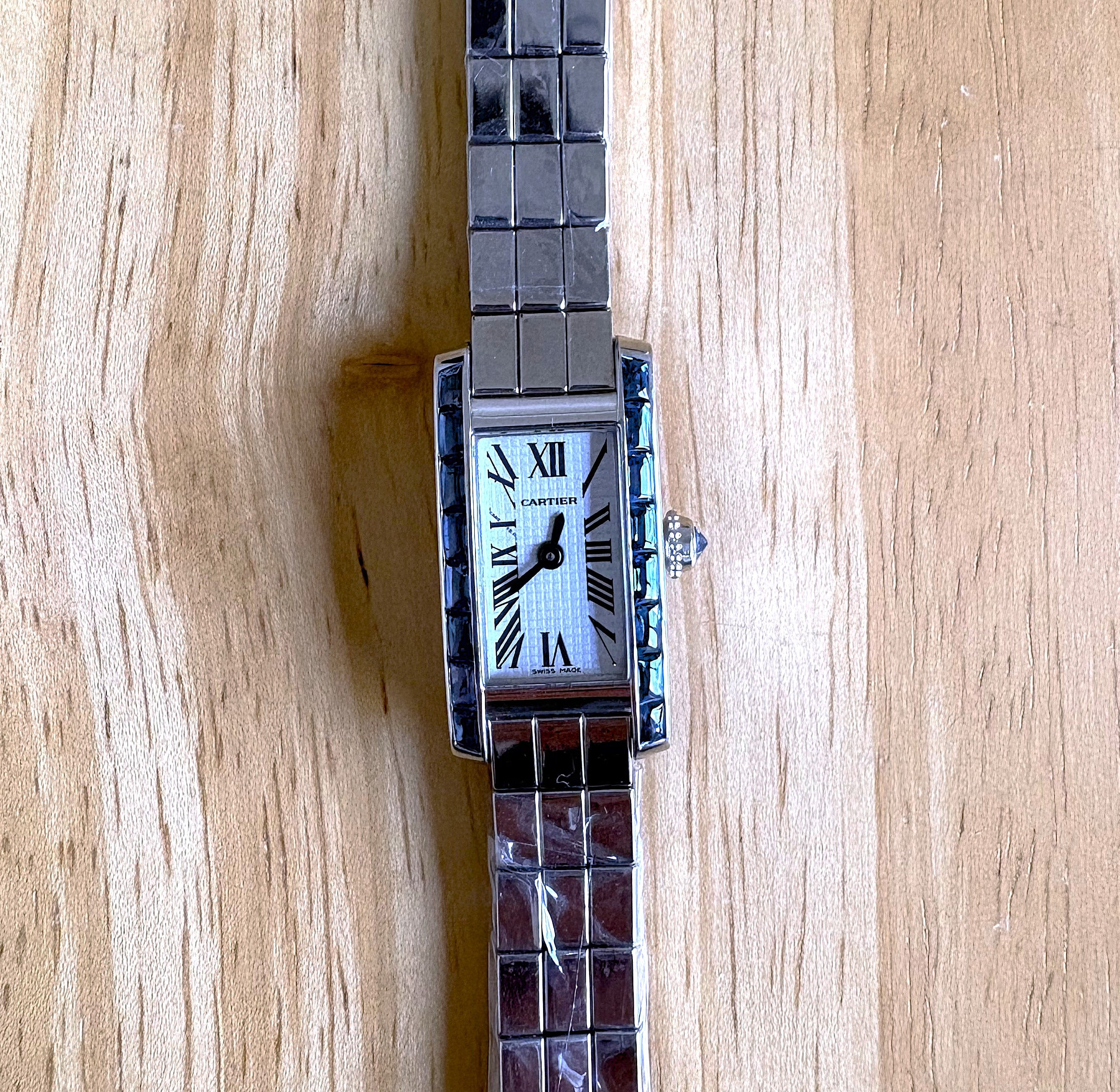 Cartier Tank White Gold Watch (used condition)