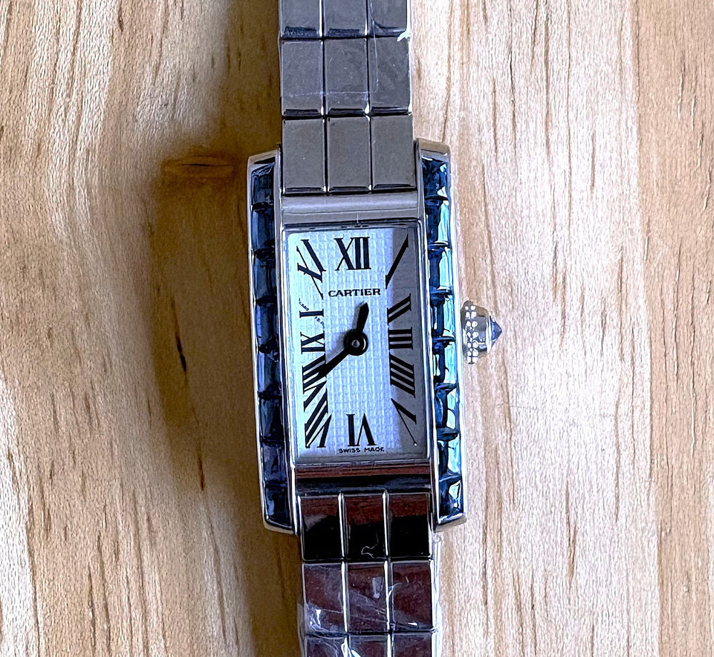 Cartier Tank White Gold Watch (used condition)