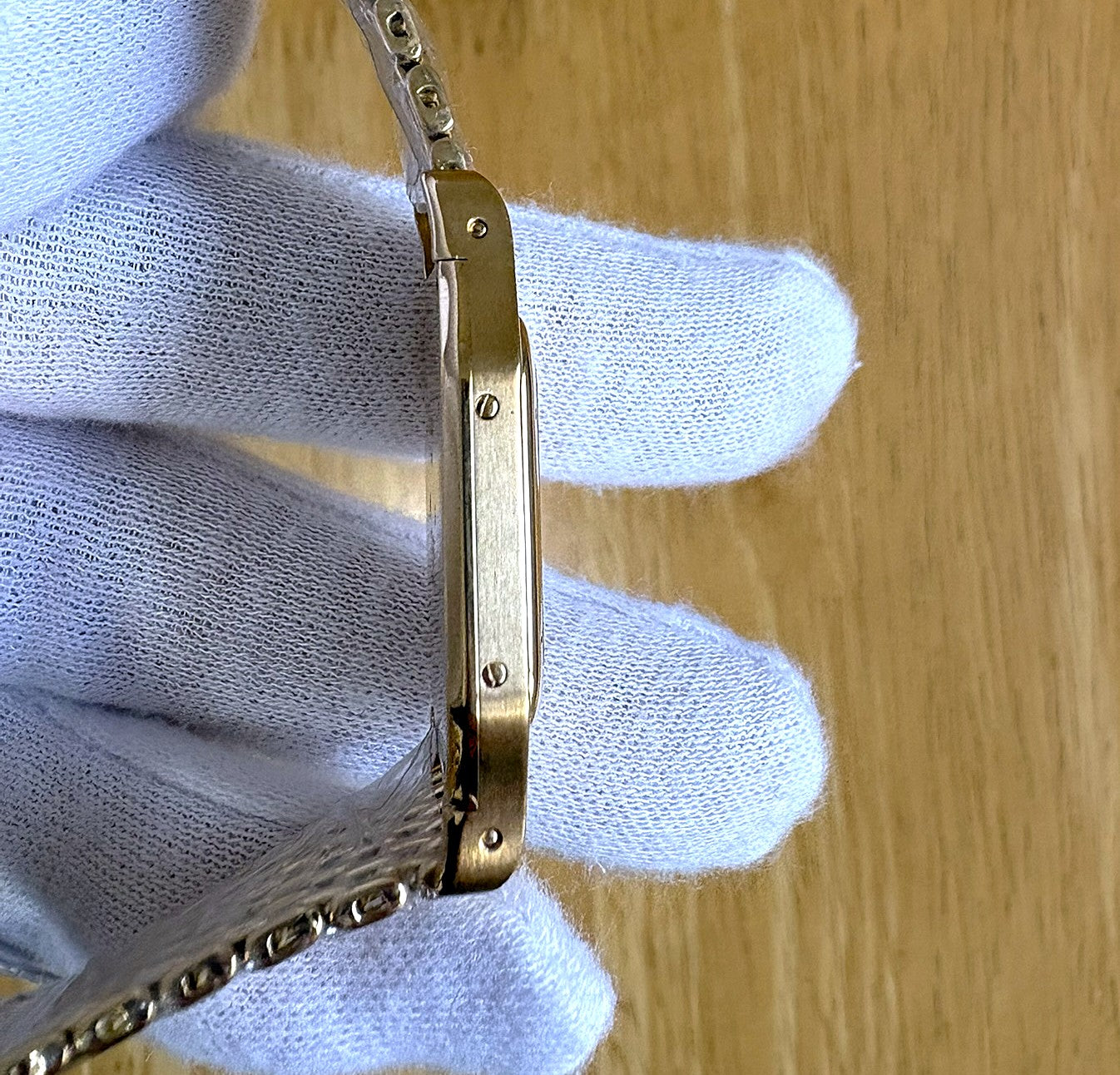 Cartier Yellow Gold Diamond Watch 810740007 (used condition)