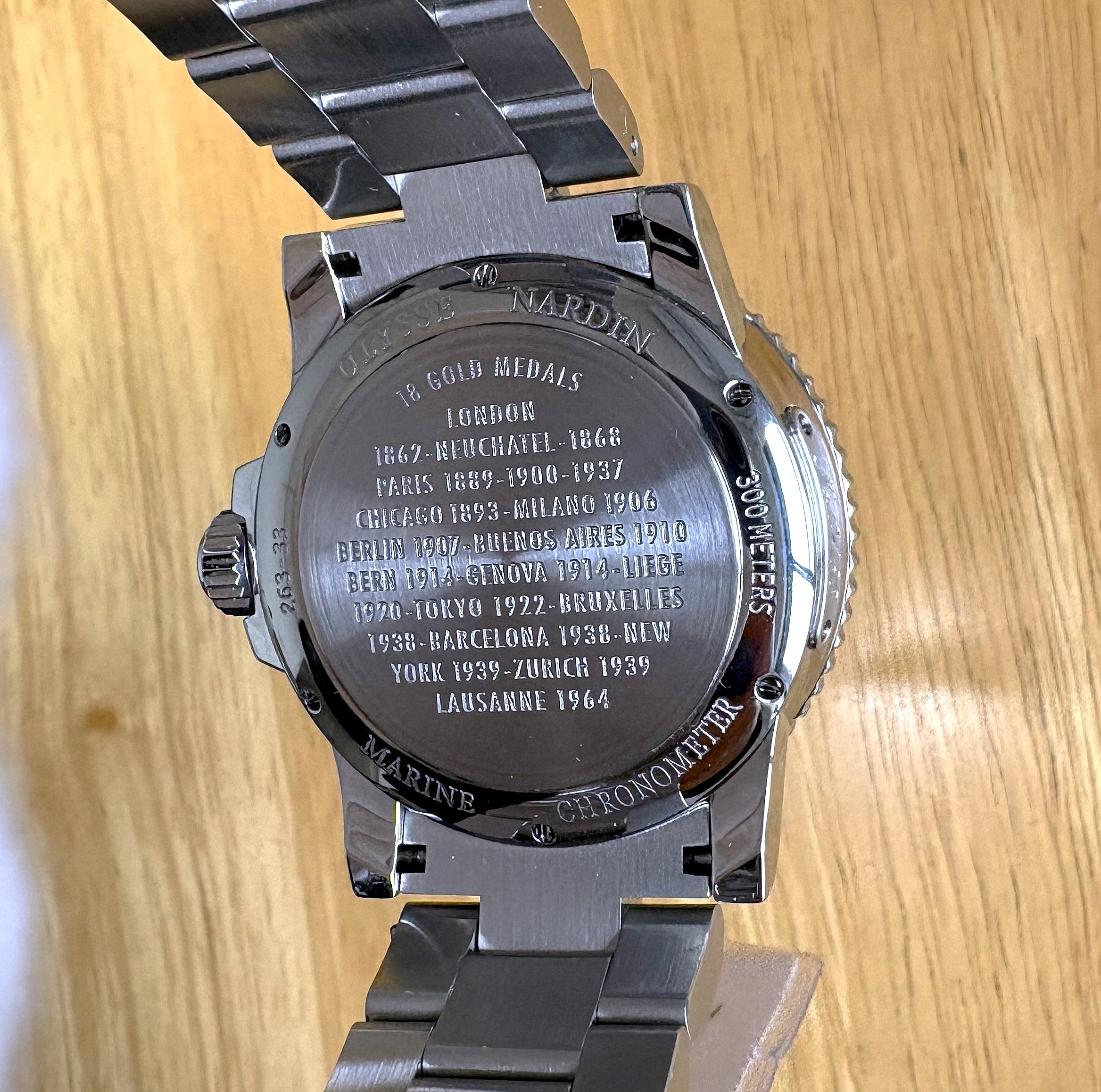 Ulysse Nardin Maxi Marine Diver 263-33-3/92 Used Very Good condition
