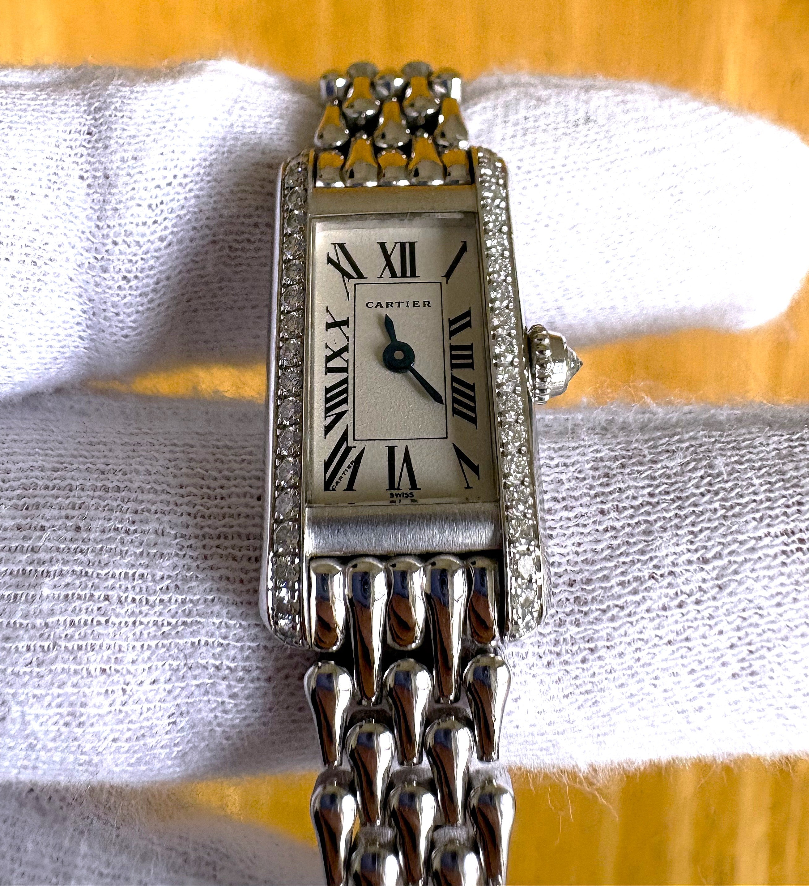 Cartier Tank Allonge WB3026U3 (used condition)