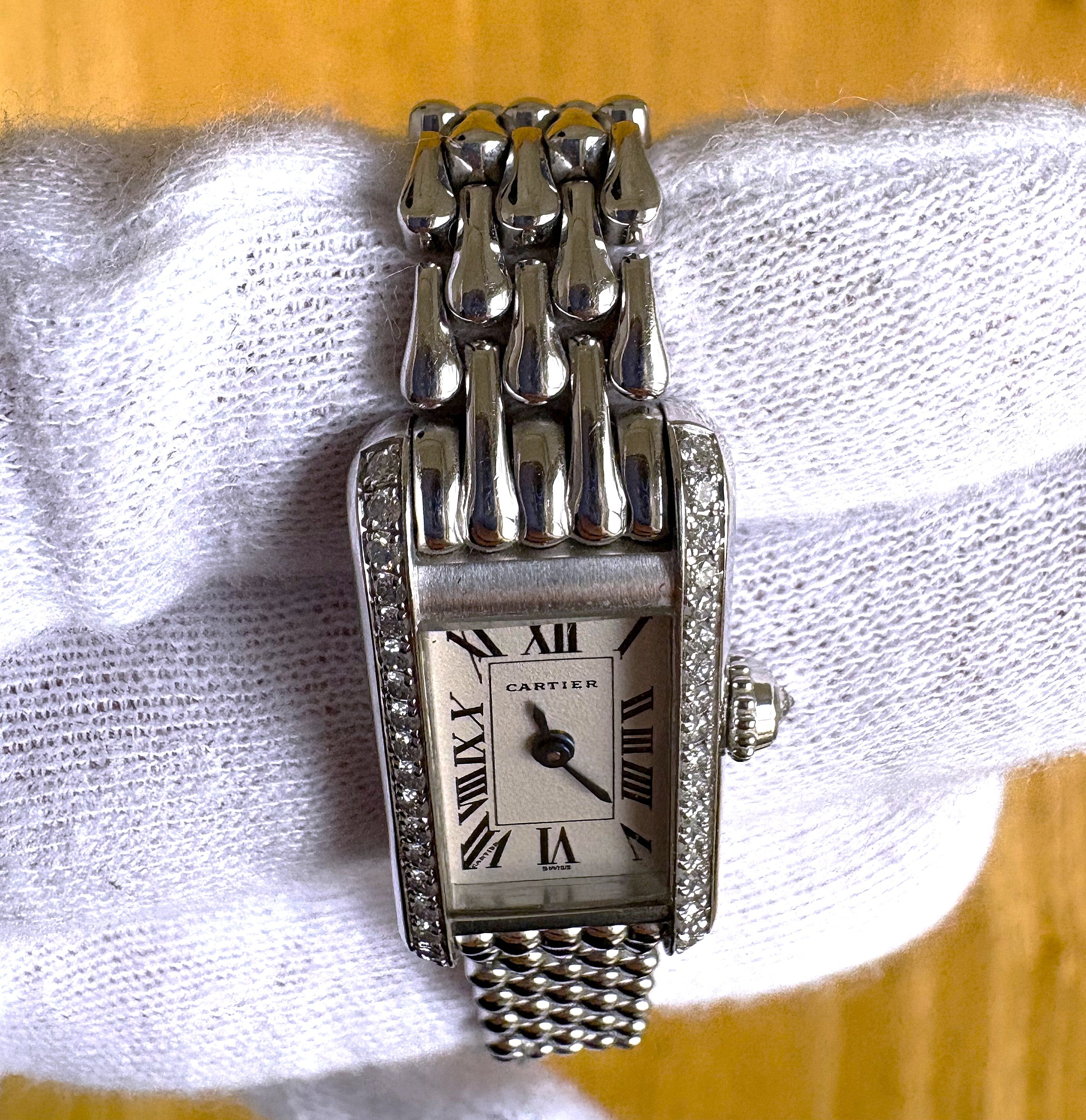 Cartier Tank Allonge WB3026U3 (used condition)