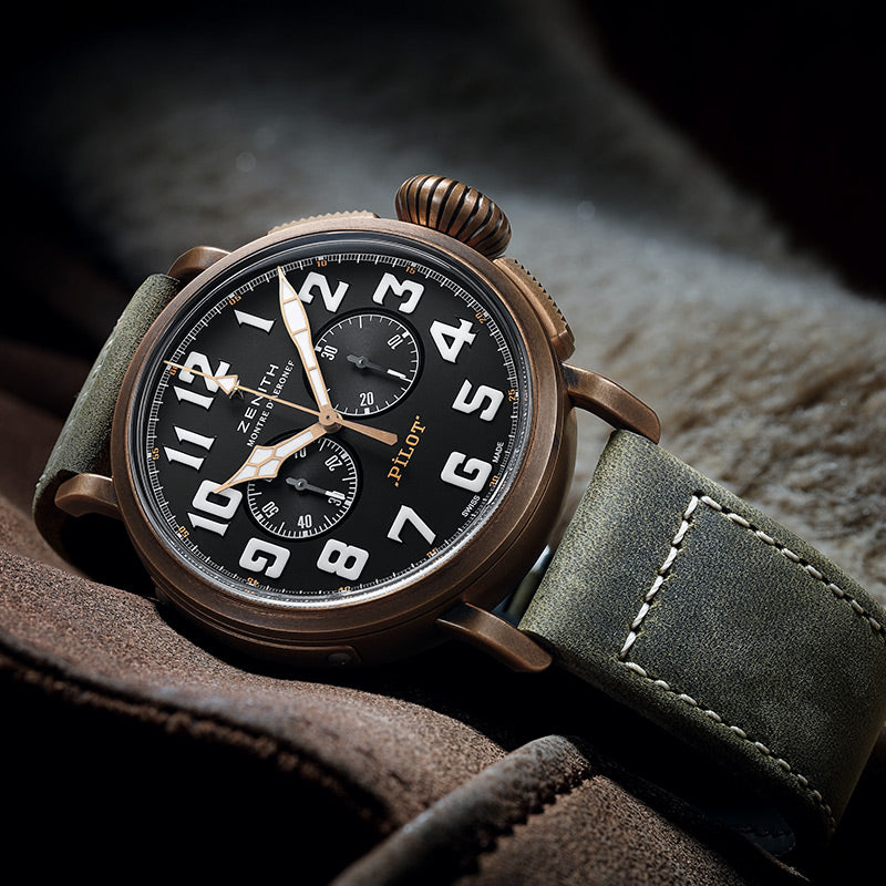 Zenith pilot hotsell type 20 bronze